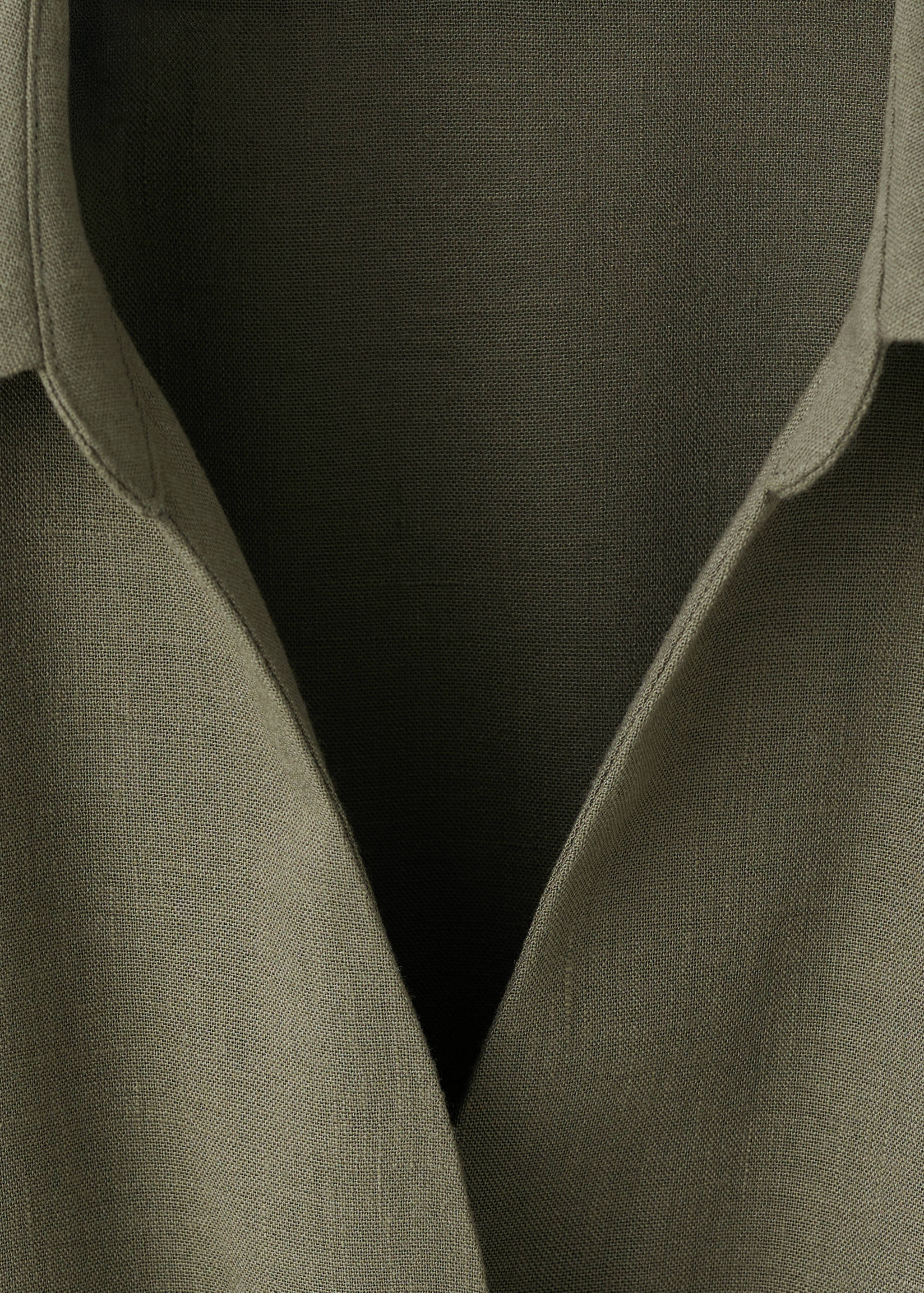 Pleated shirt dress - Details of the article 0