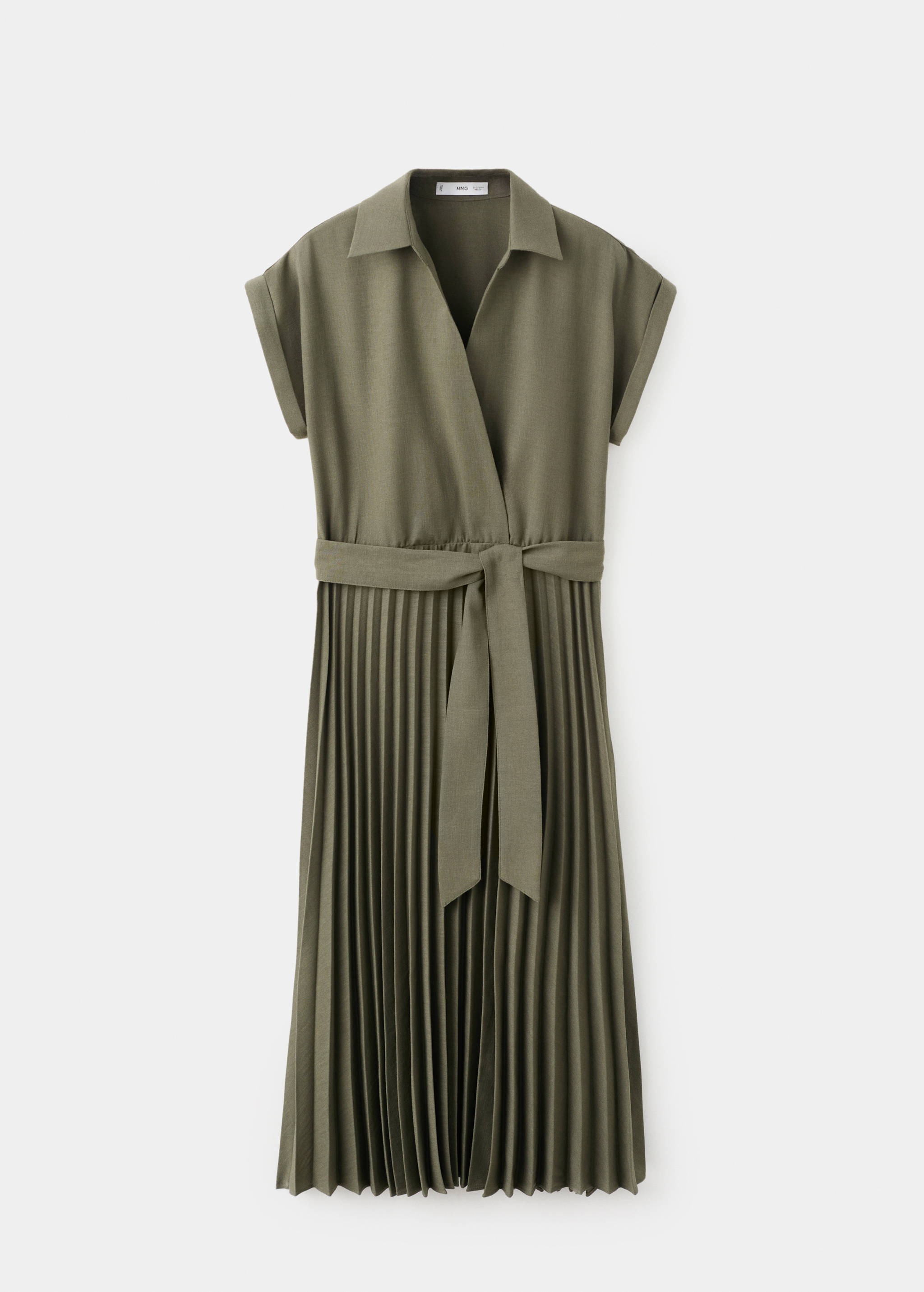 Robe chemisier plissée - Article sans modèle