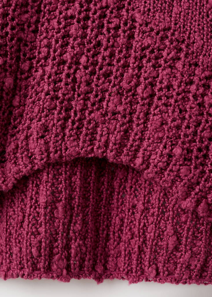 Fine-knit sweater — Cherry