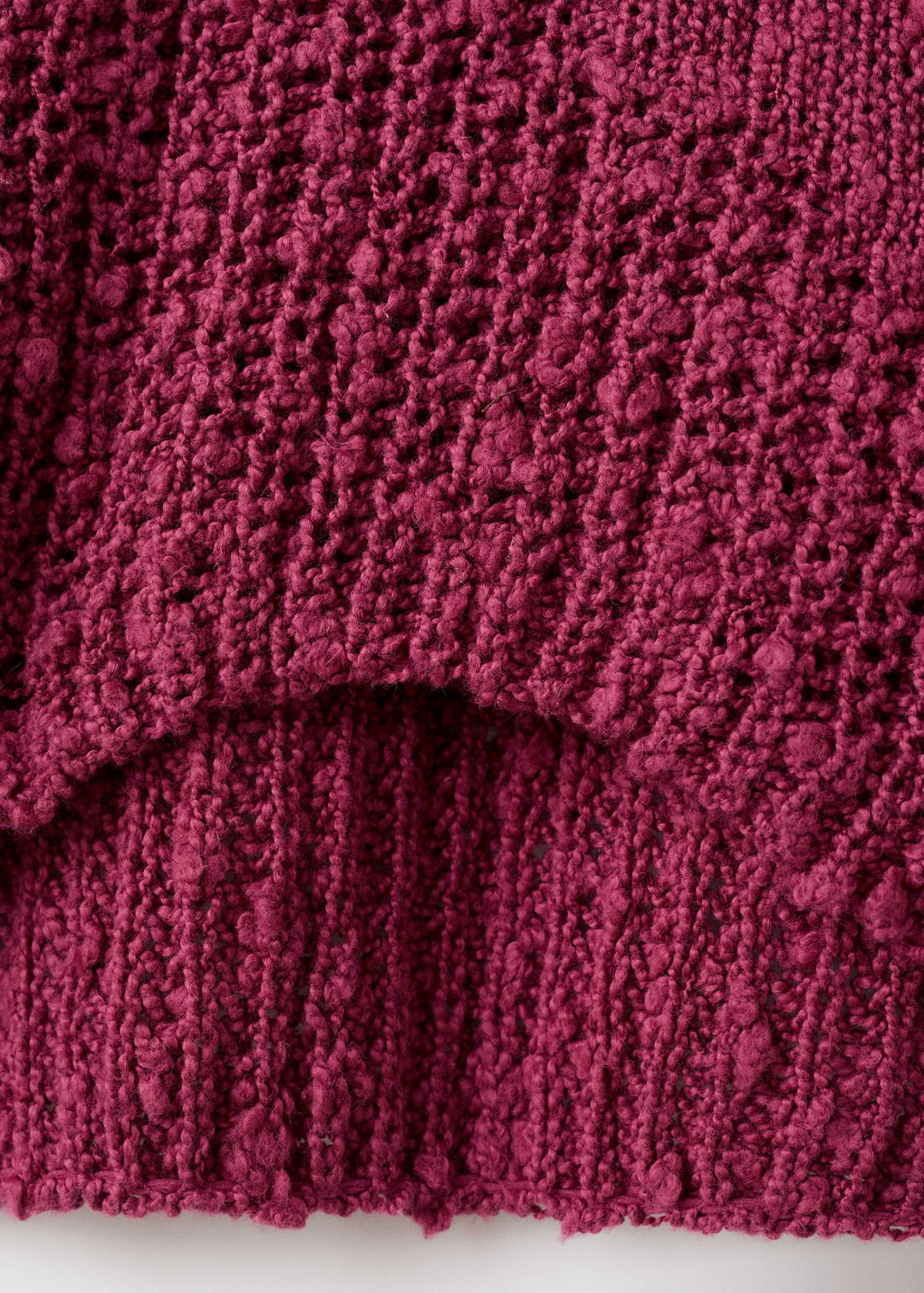 Fine-knit sweater — Cherry