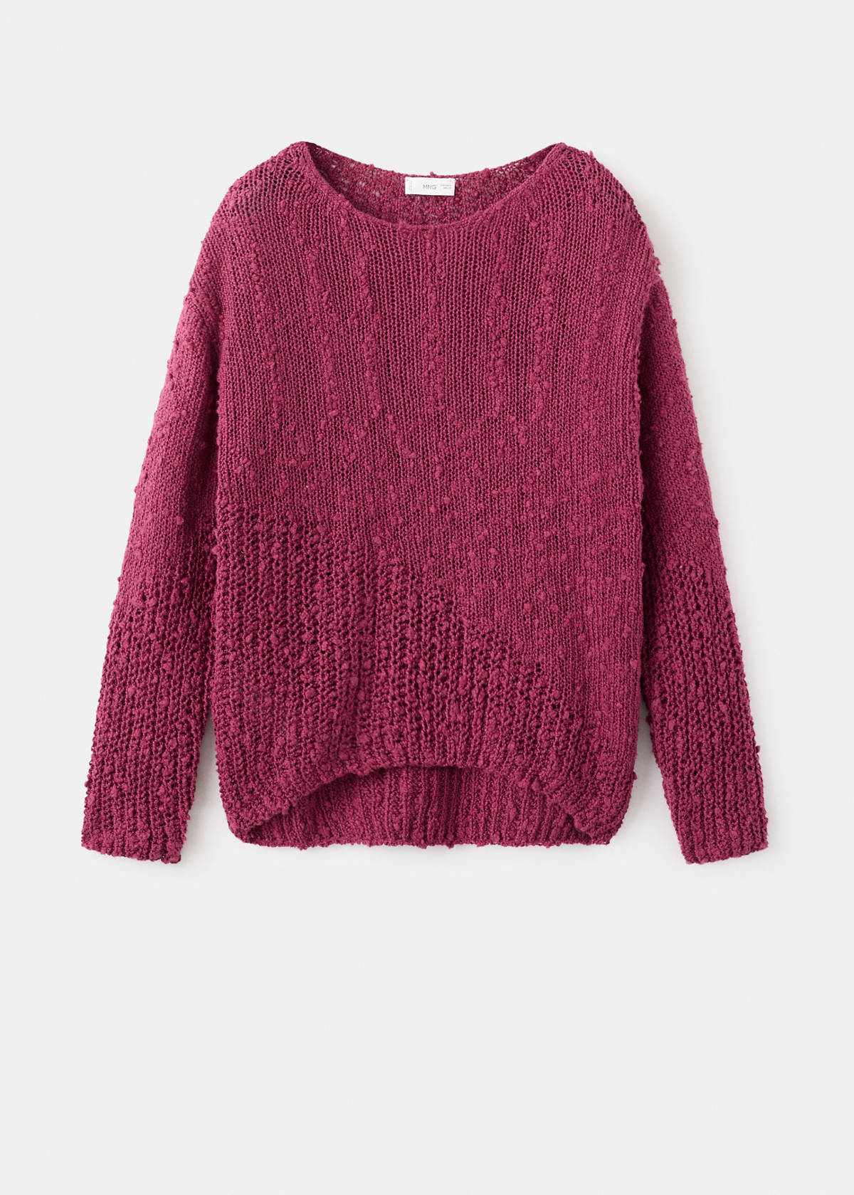 Fine-knit sweater — Cherry