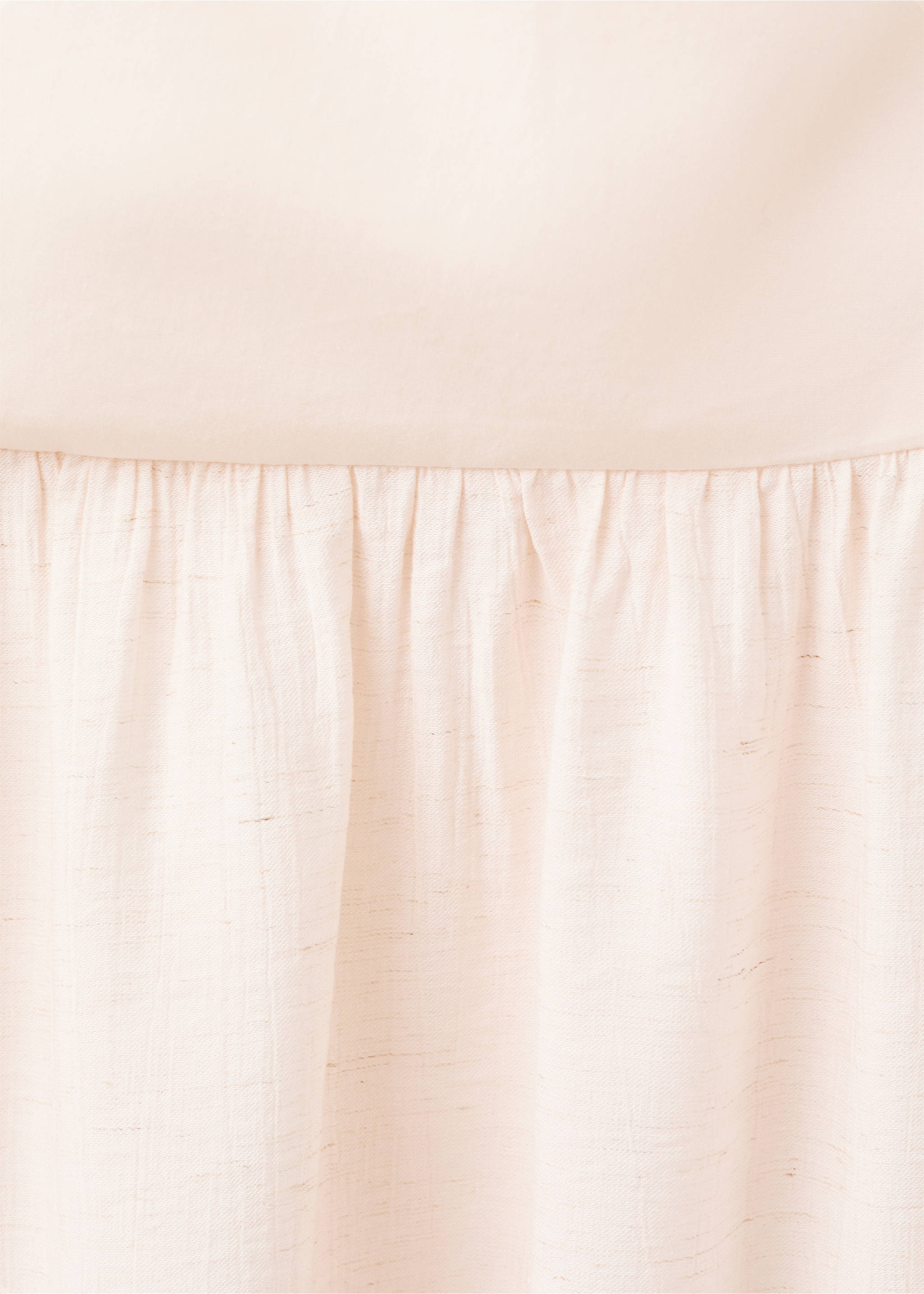 Vestido asimétrico fruncido - Detalle del artículo 0, Crudo. Ref: 27022547-00.