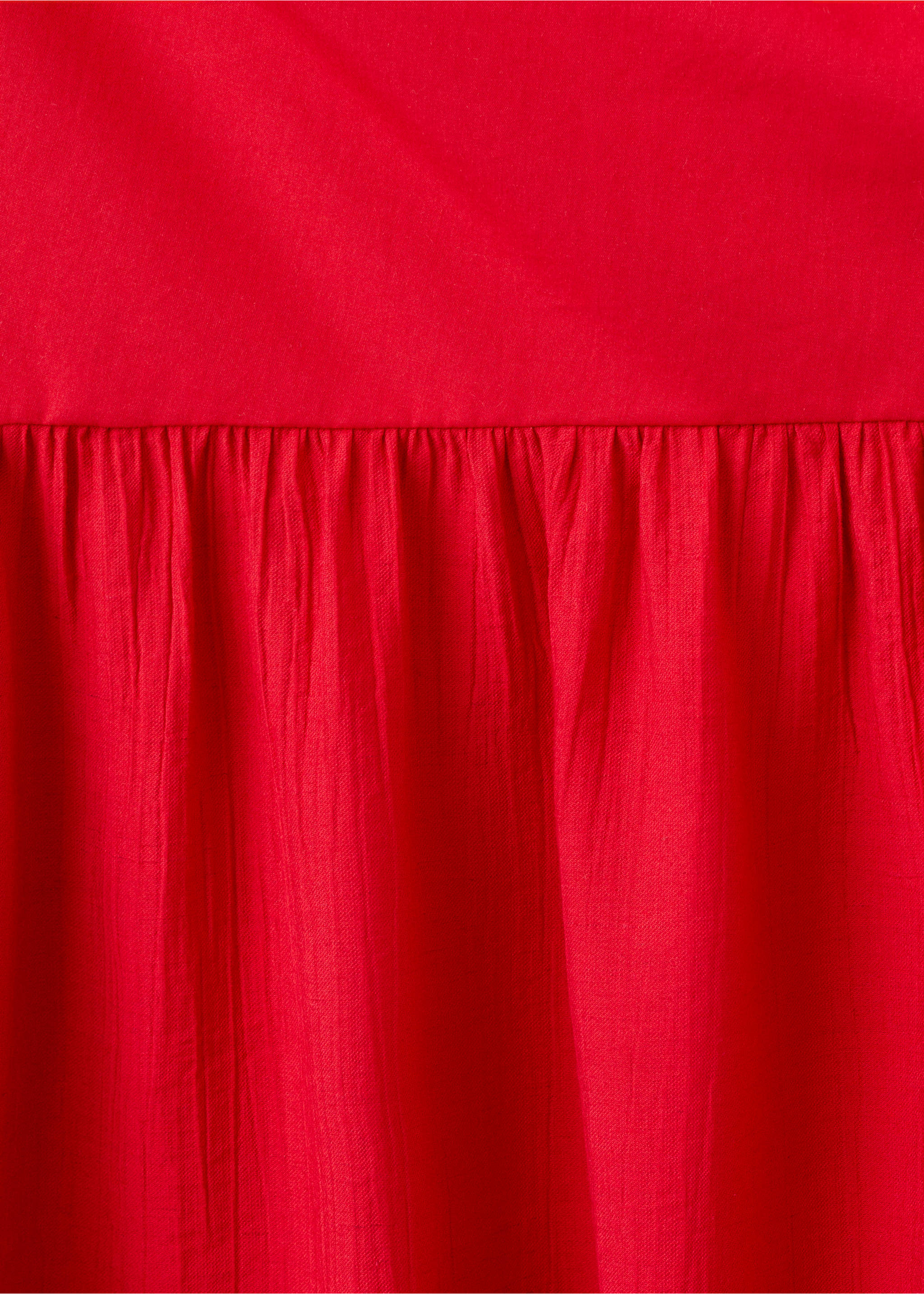 Vestido asimétrico fruncido - Detalle del artículo 0, Rojo. Ref: 27022547-00.
