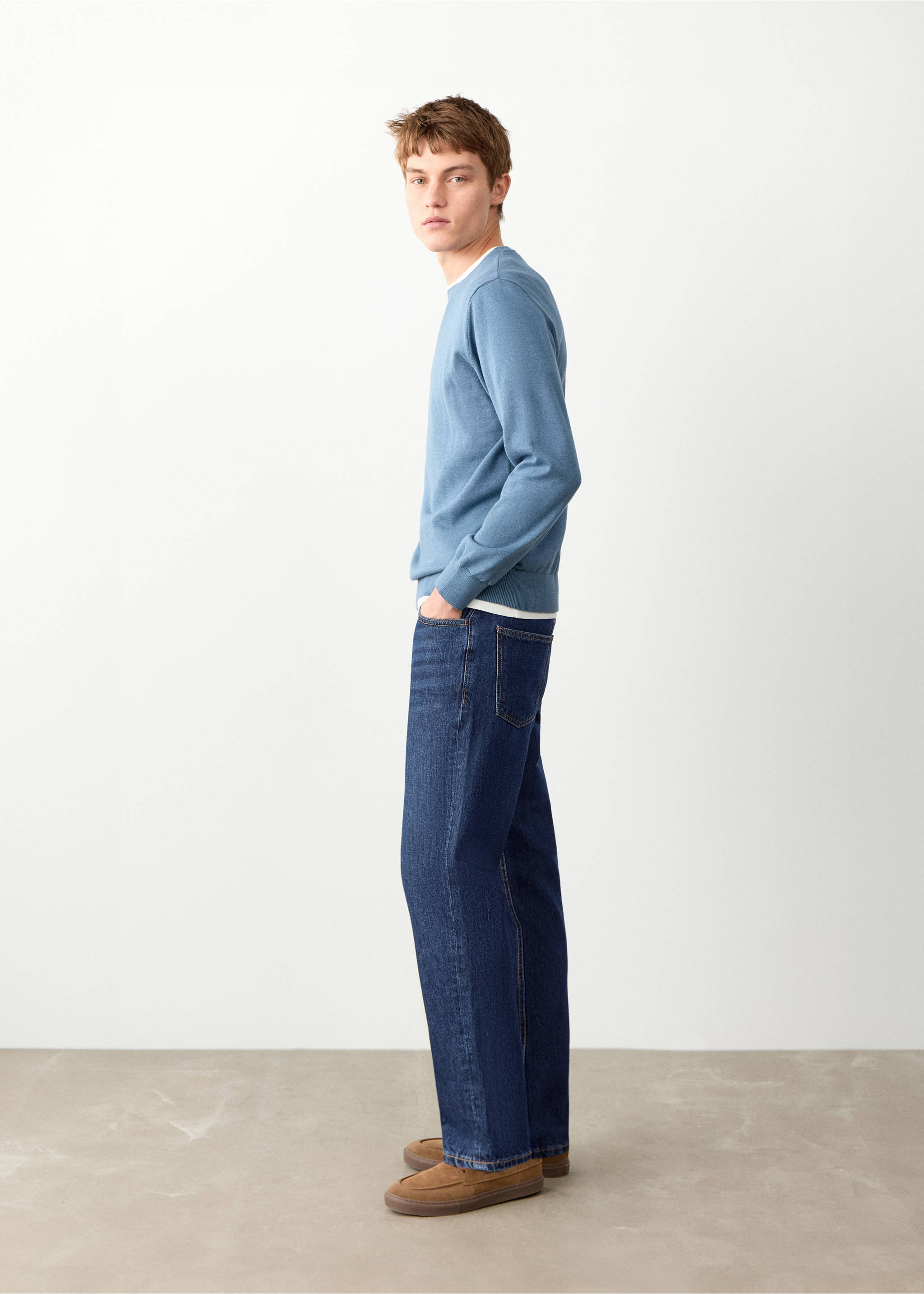 Texans regular fit - Pla mig, Blau fosc. Ref: 27022551-00.