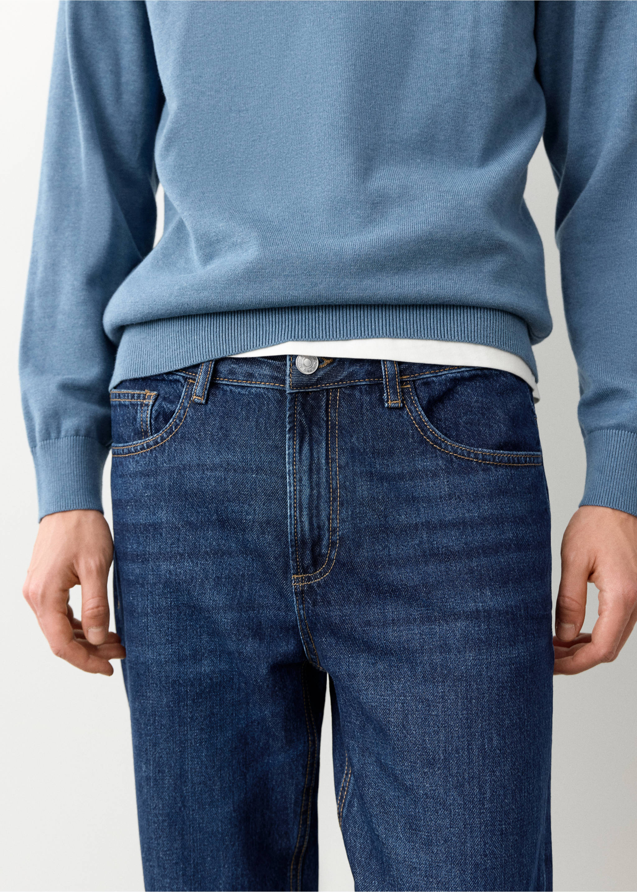 Texans regular fit - Detall de l'article 6, Blau fosc. Ref: 27022551-00.