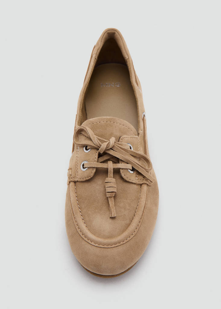 Suede driving shoes — Sand