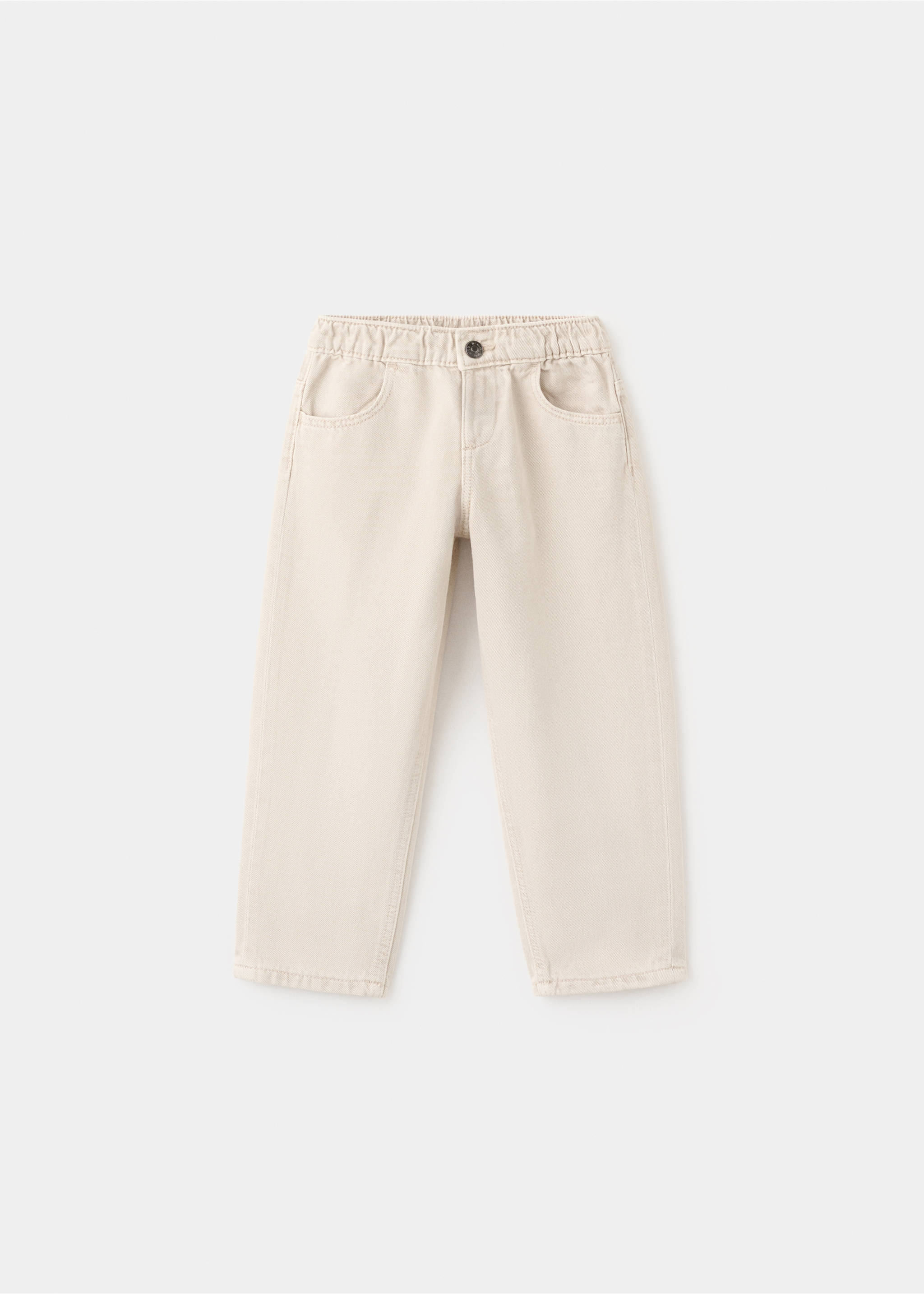 Jeans rectos cintura goma - Artículo sin modelo, Arena. Ref: 27022890-00.