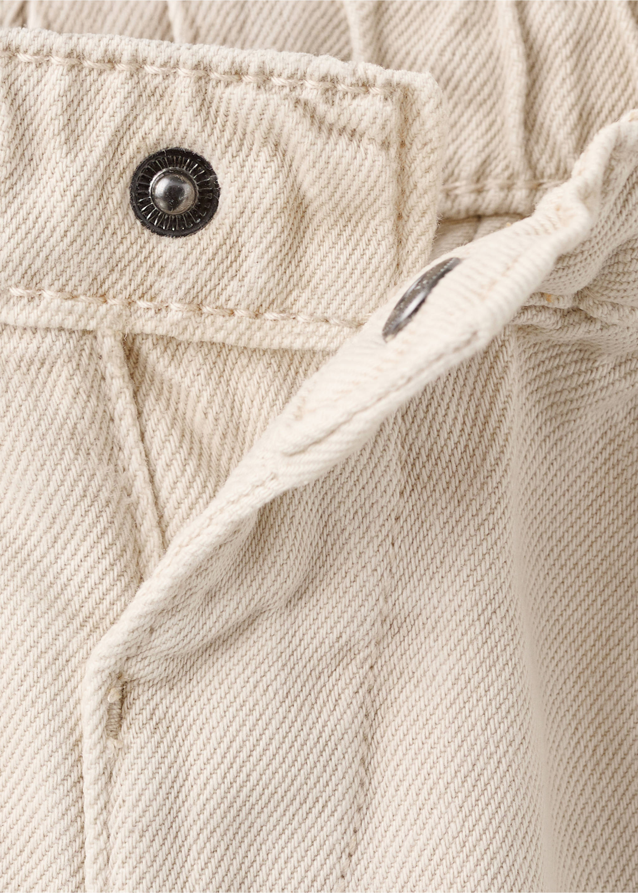 Jeans rectos cintura goma - Detalle del artículo 8, Arena. Ref: 27022890-00.