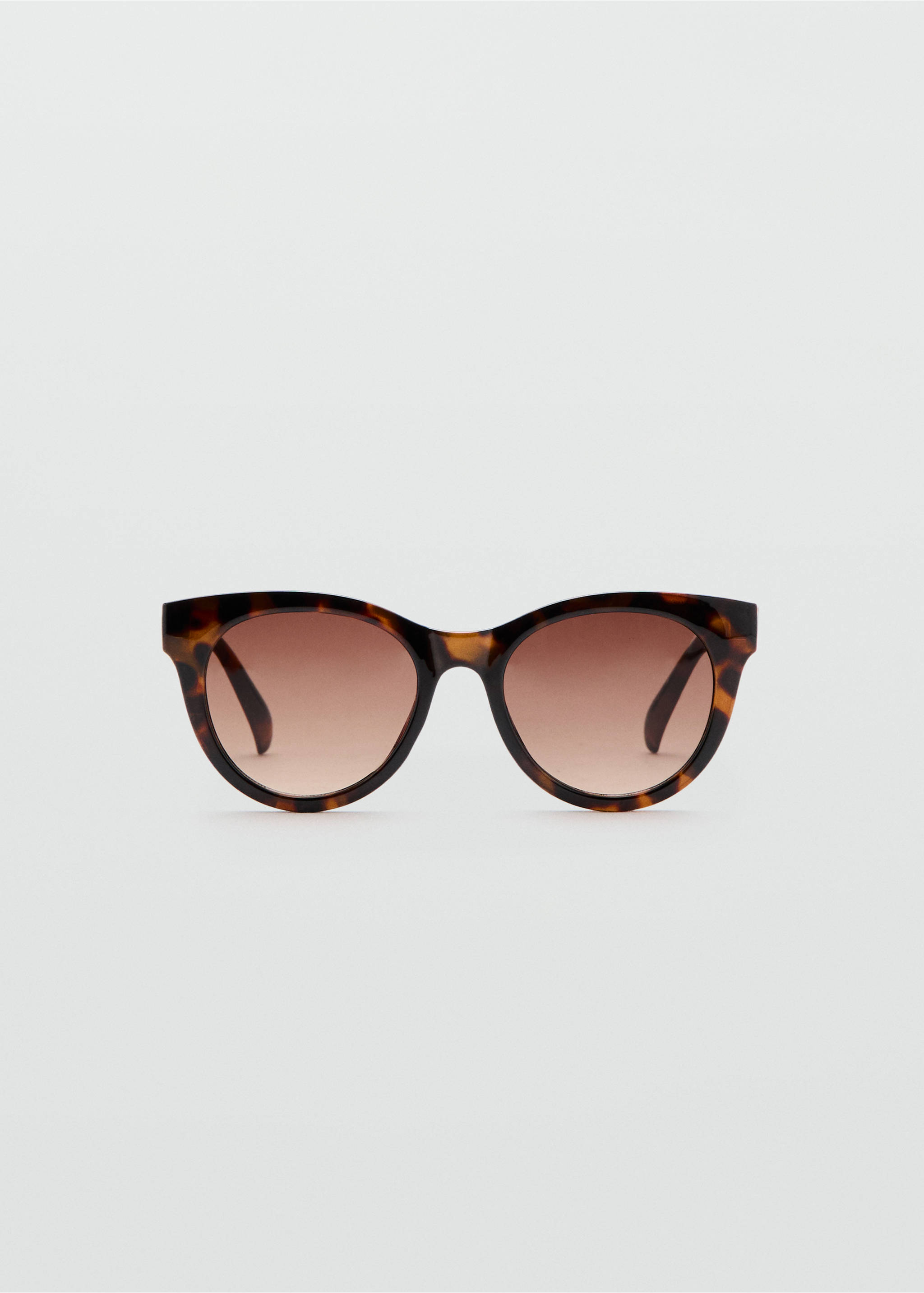 Round-framed sunglasses - Article without model, Chocolate. Ref: 27022891-00.