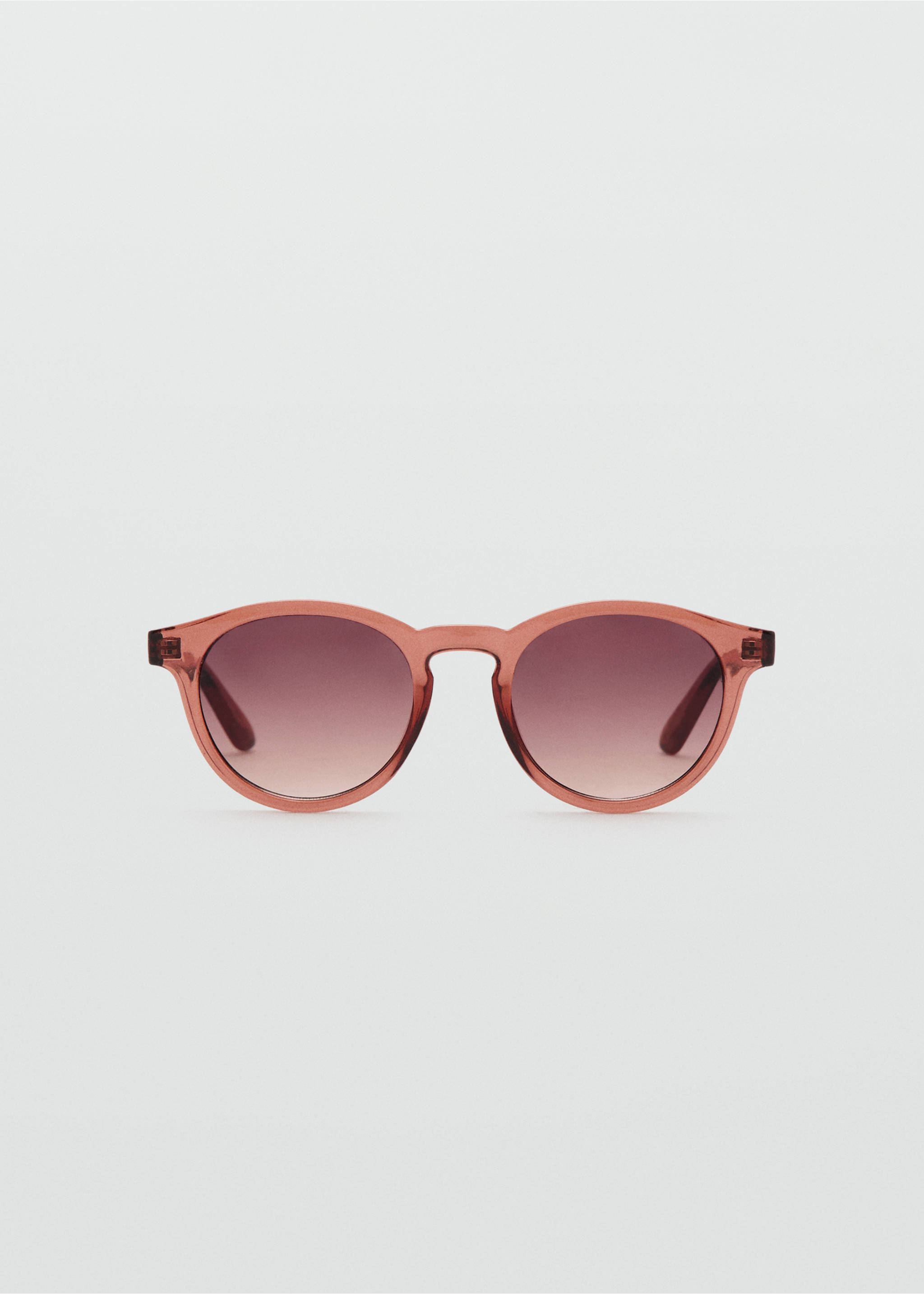 Round-framed sunglasses - Article without model, Peach. Ref: 27022892-00.