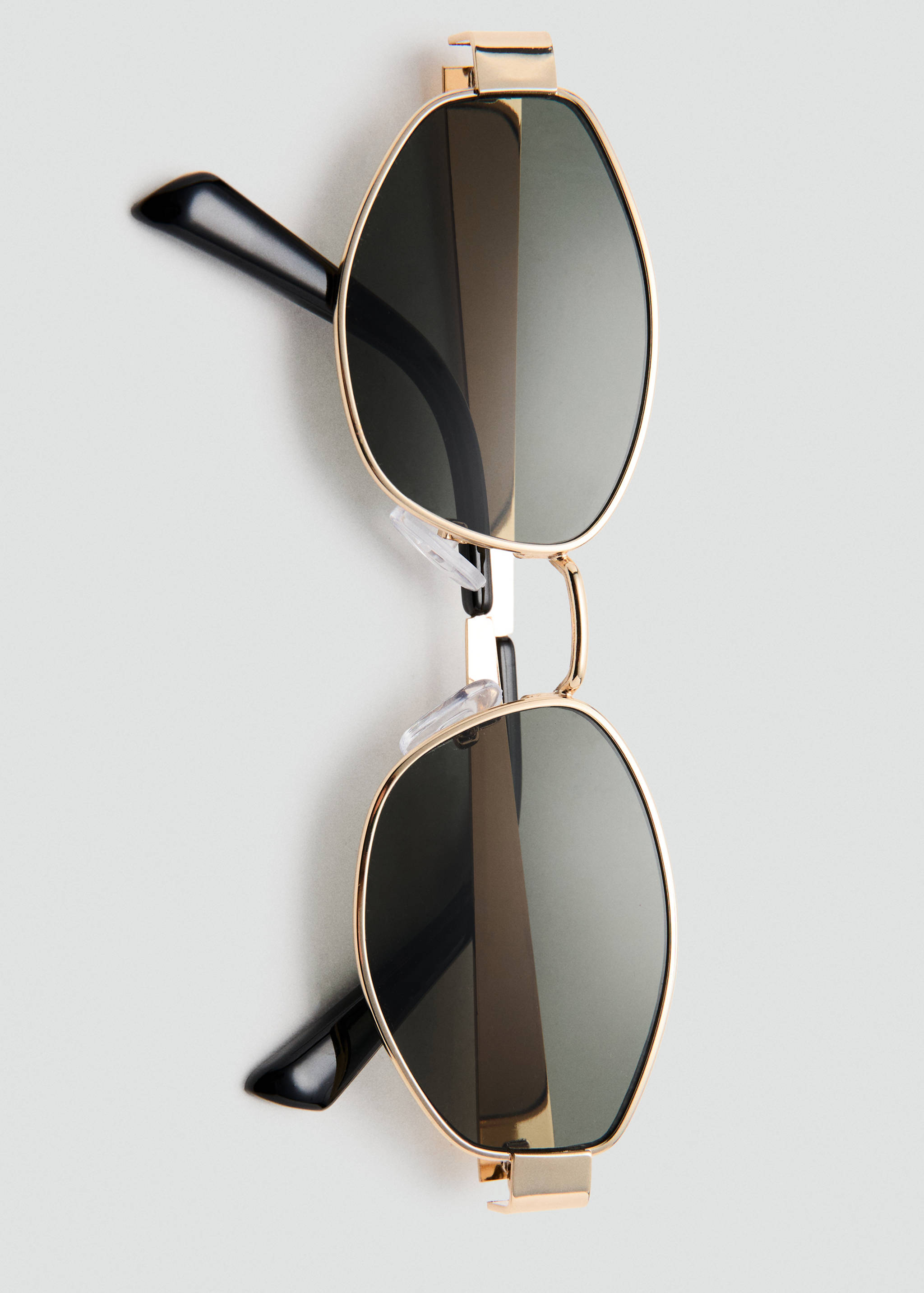 金属镜框太阳镜 - null