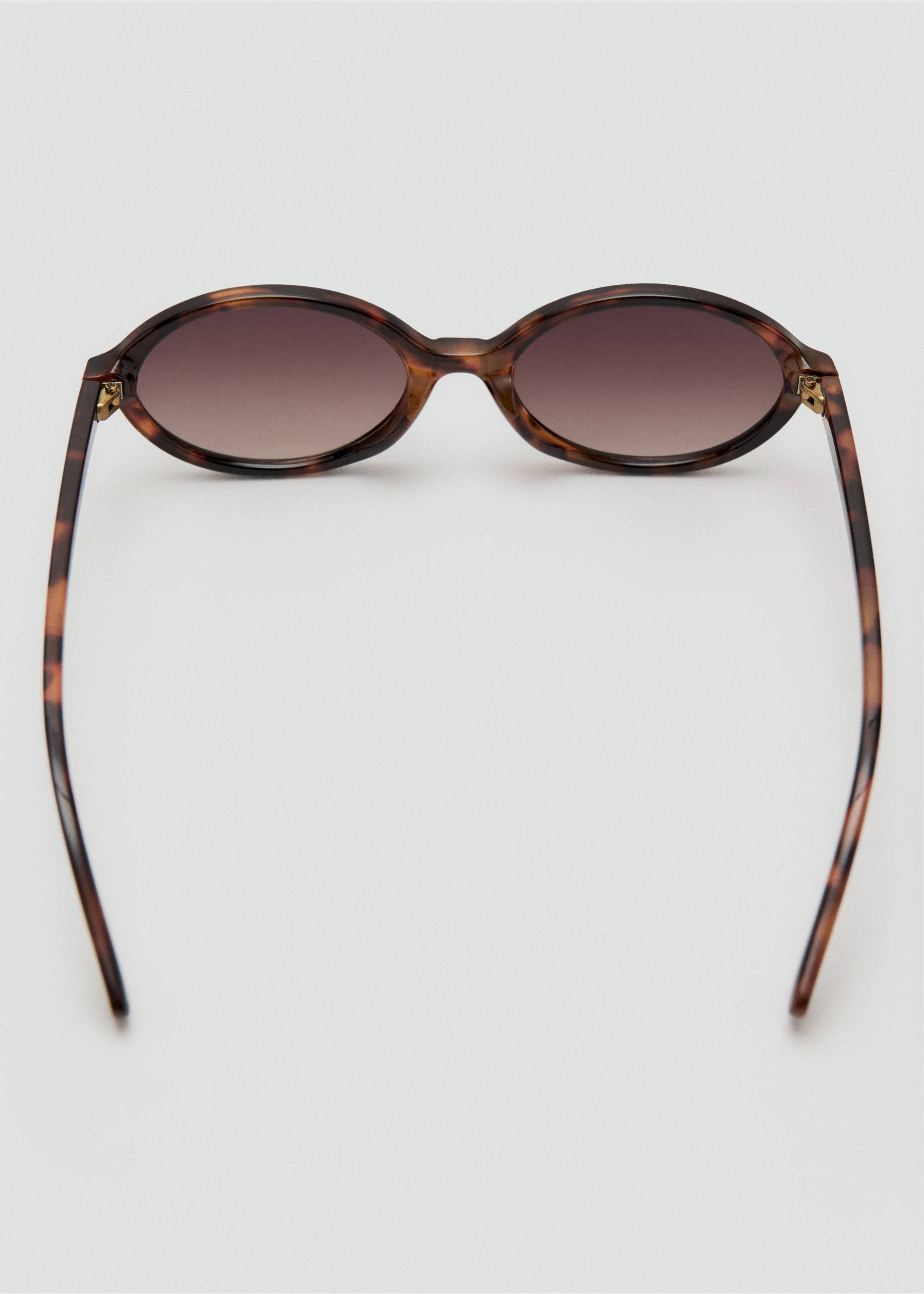 Oval-frame sunglasses - Details of the article 1, Brown. Ref: 27022897-00.