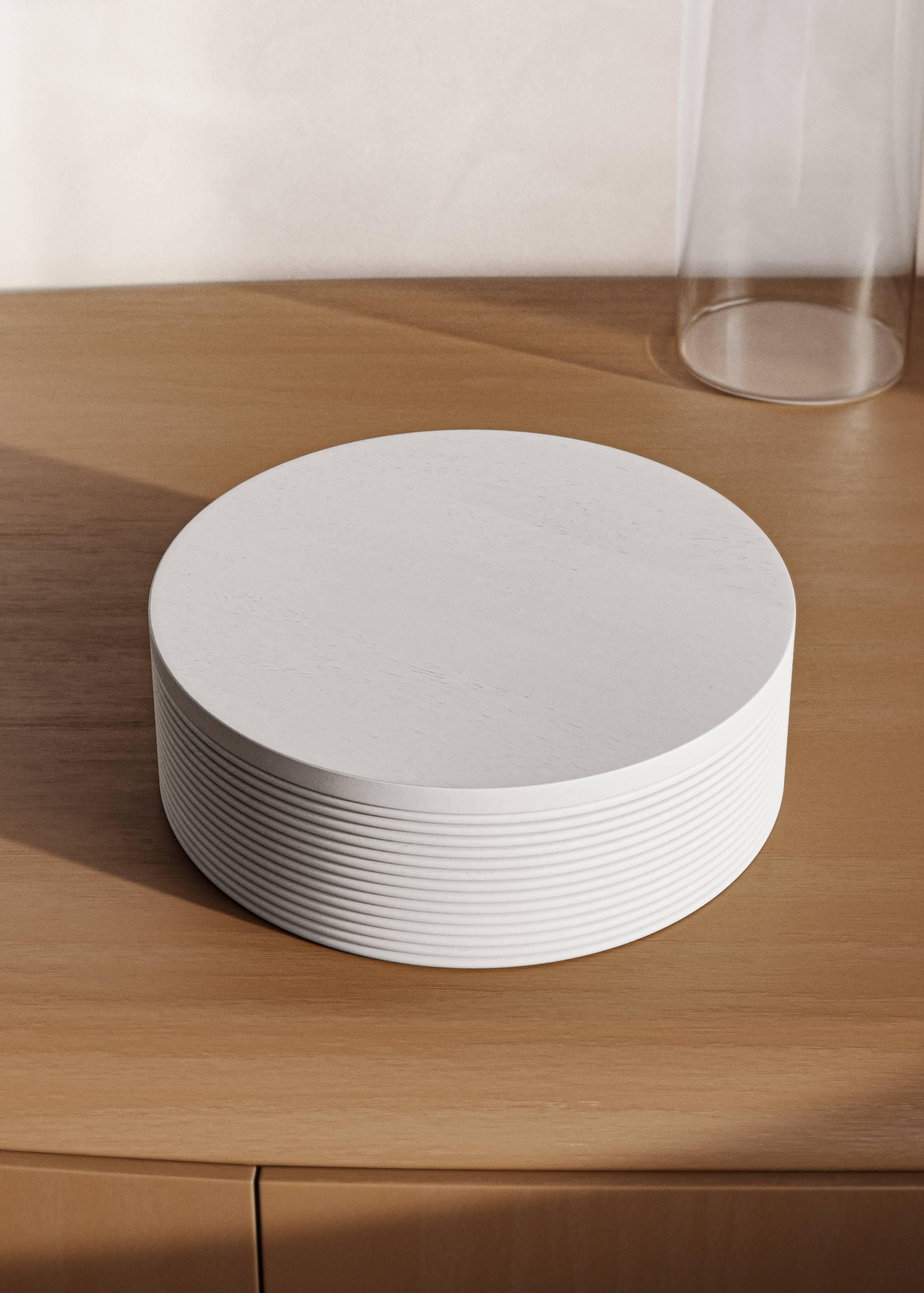 Στρογγυλό ξύλινο κουτί μεγάλου μεγέθους - Γενικό πλάνο