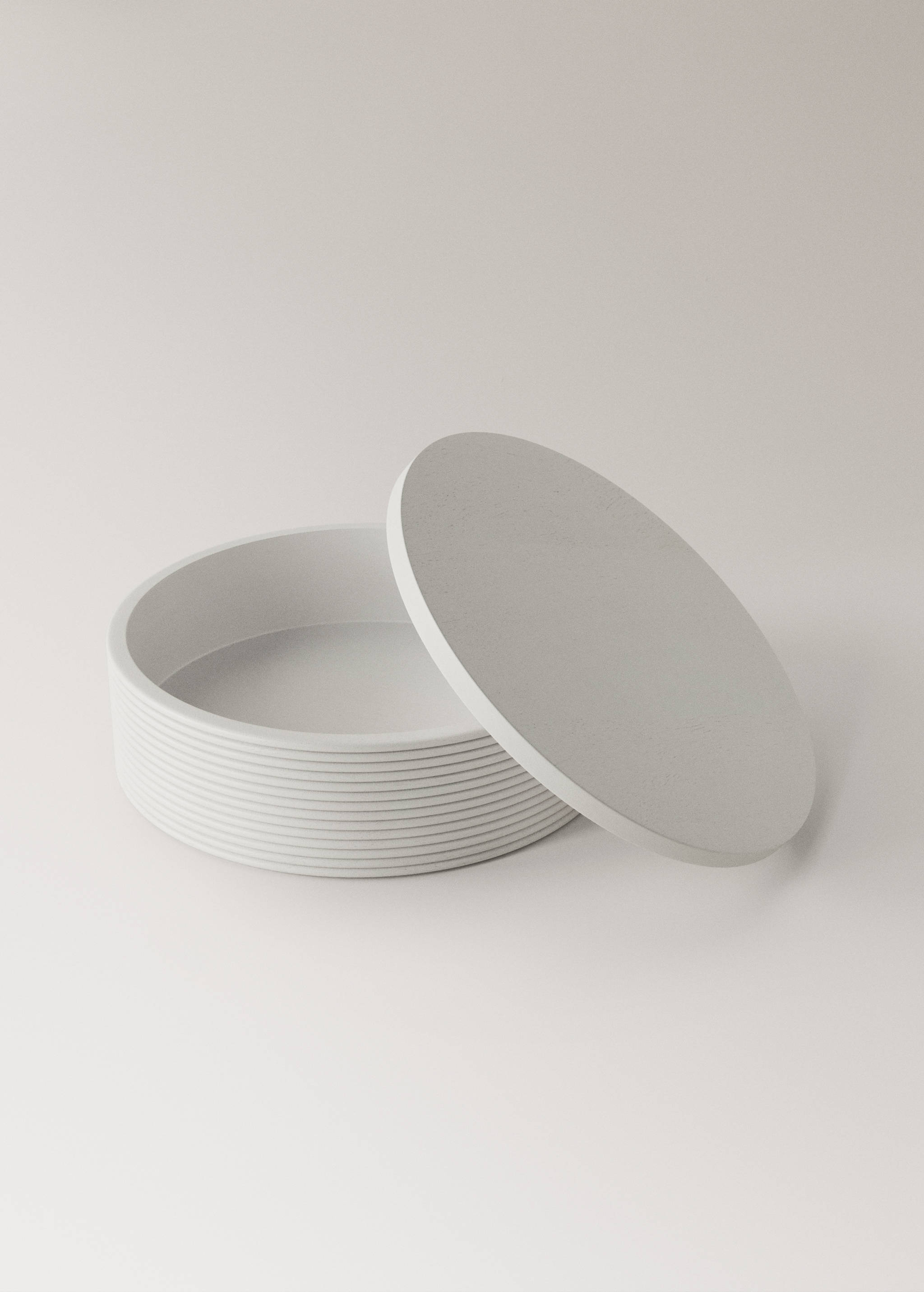 Στρογγυλό ξύλινο κουτί μεγάλου μεγέθους - Λεπτομέρεια του προϊόντος 2