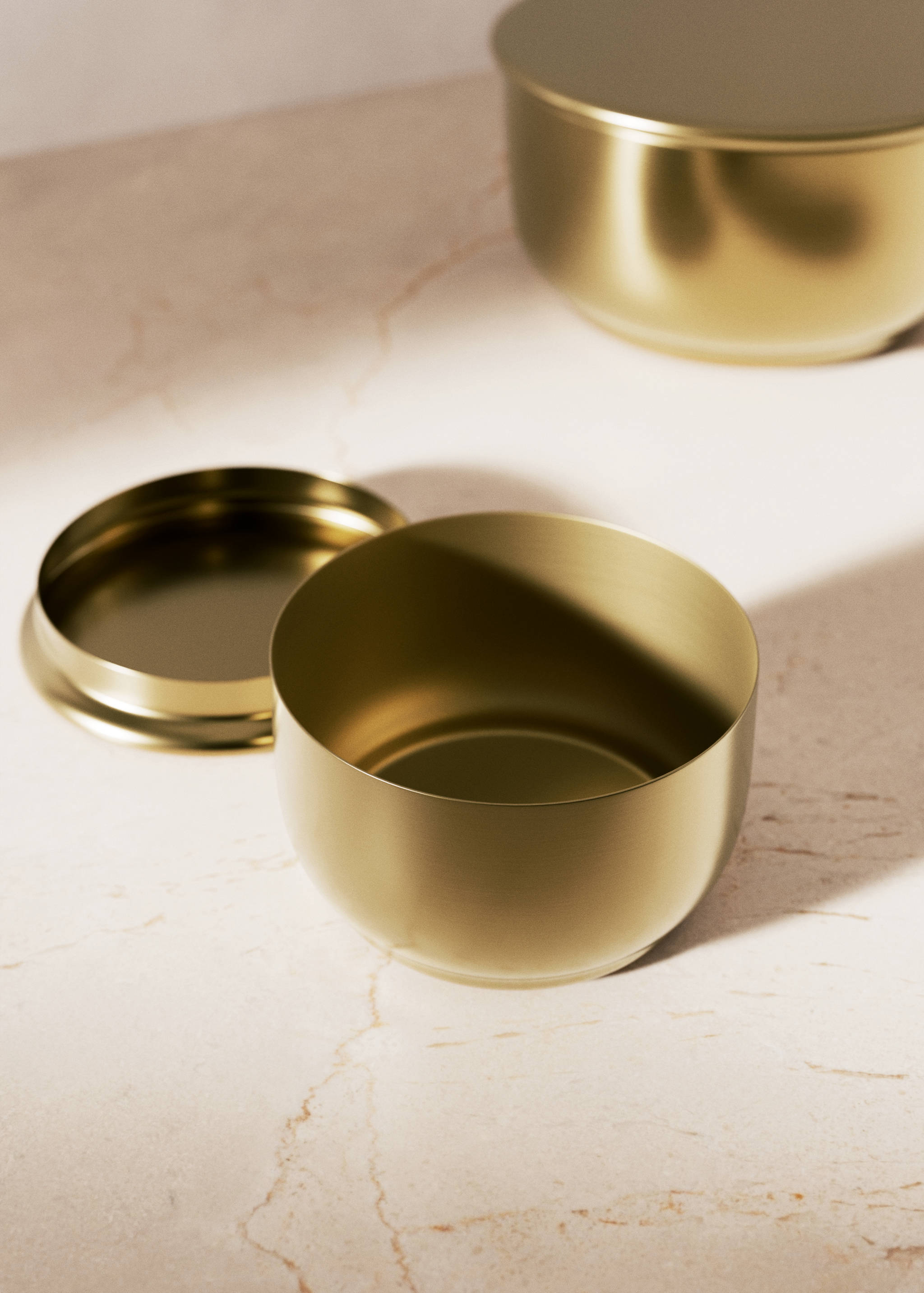 Mini boîte cylindrique avec couvercle - Plan général