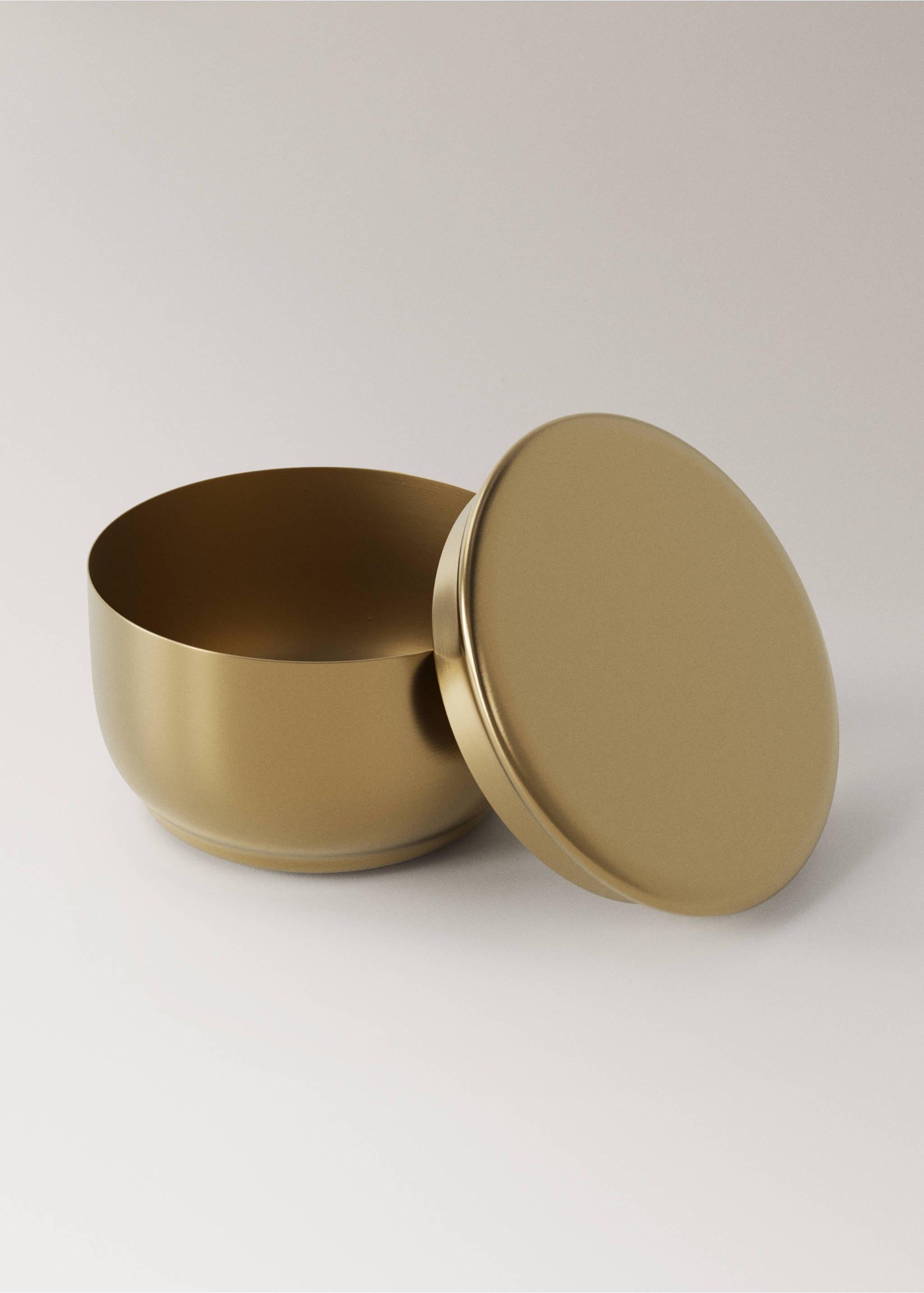 Mini boîte cylindrique avec couvercle - Détail de l'article 2, Or. Ref: 27022905-00.