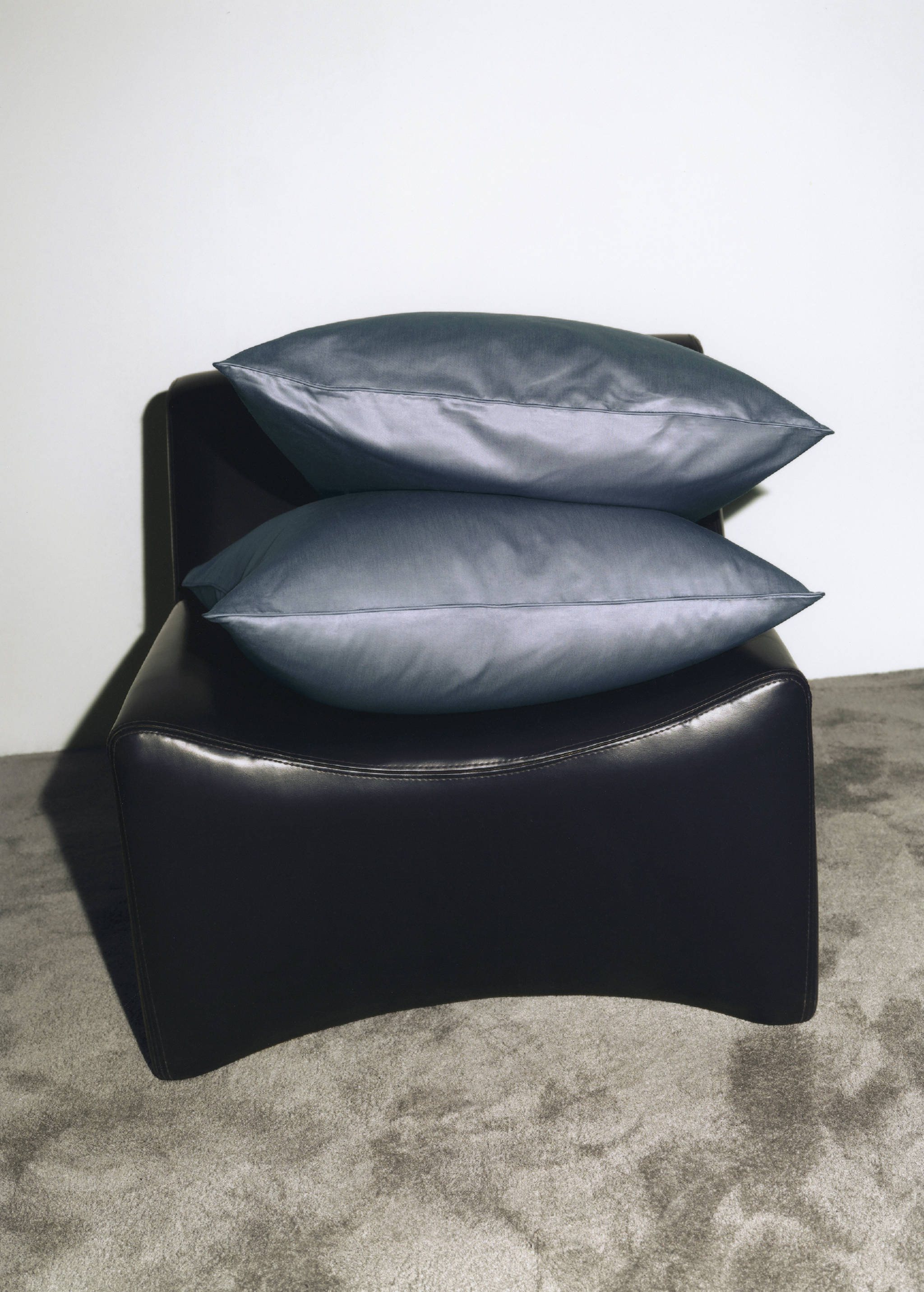 Two 600-thread count cotton satin pillowcases 60x60 cm - Details of the article 6