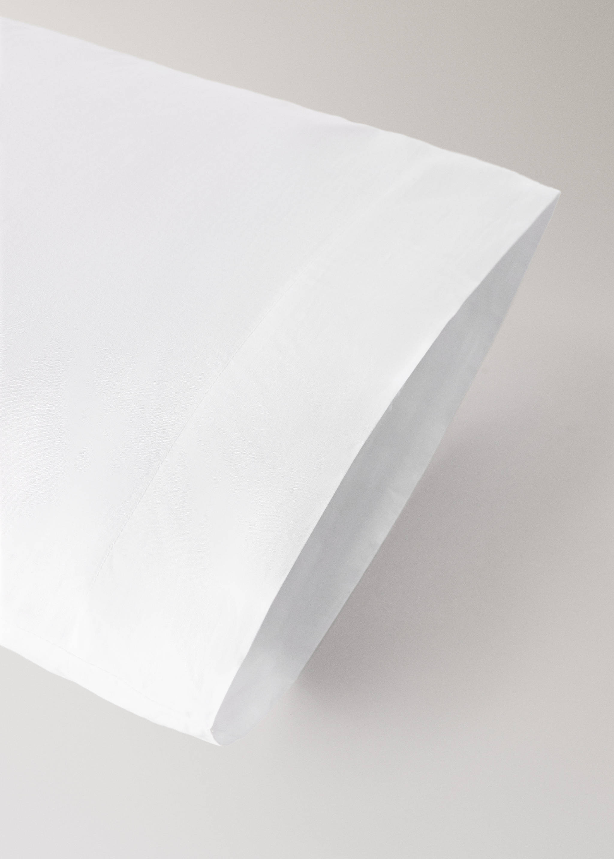 Cotton percale pillowcase, 45x110 cm - Details of the article 2