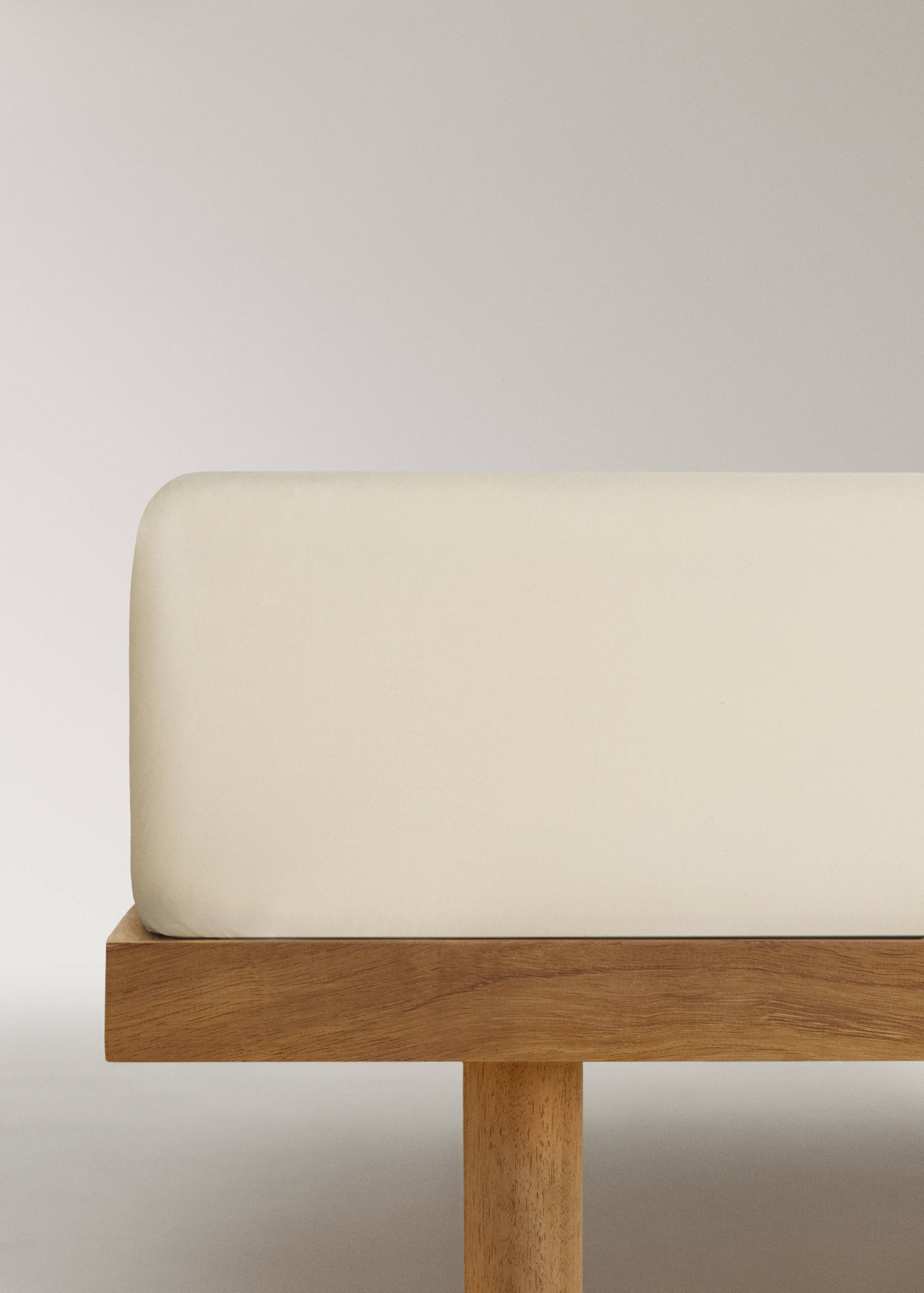 Spannbettlaken aus Baumwoll-Perkal, 200er Fadendichte, für 200 cm Bett - Artikel ohne Model