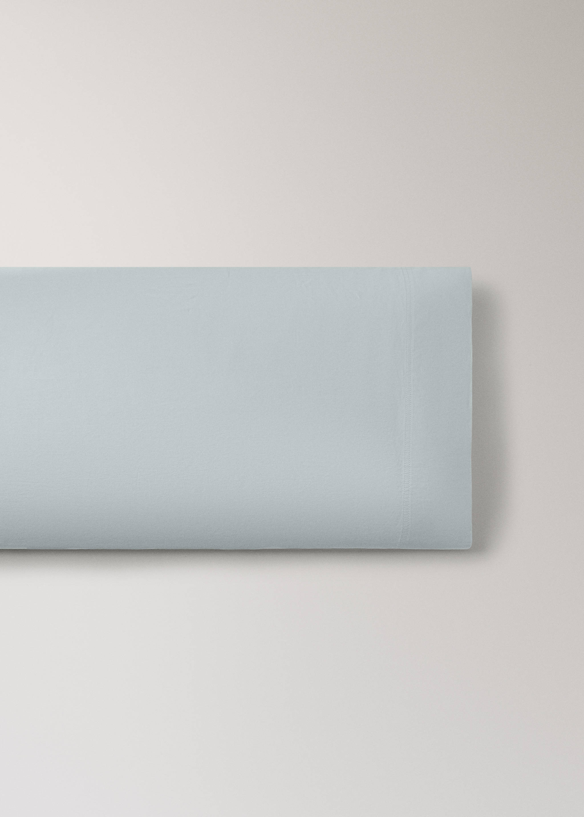 Double-stitched satin pillow cover 45x110 cm - Article without model