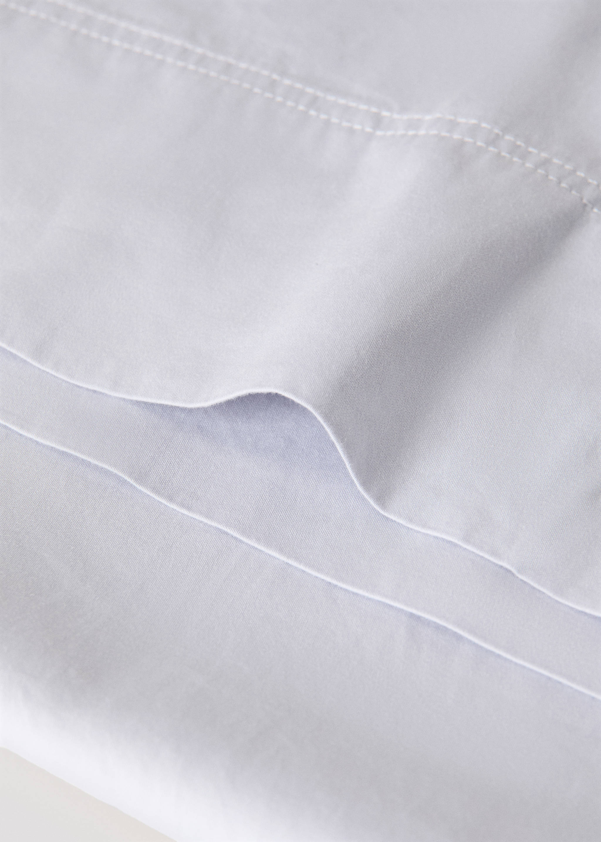 Double-stitched satin pillow cover 45x110 cm - Details of the article 1