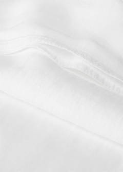 Washed linen pillowcase 45x110 cm — White 2