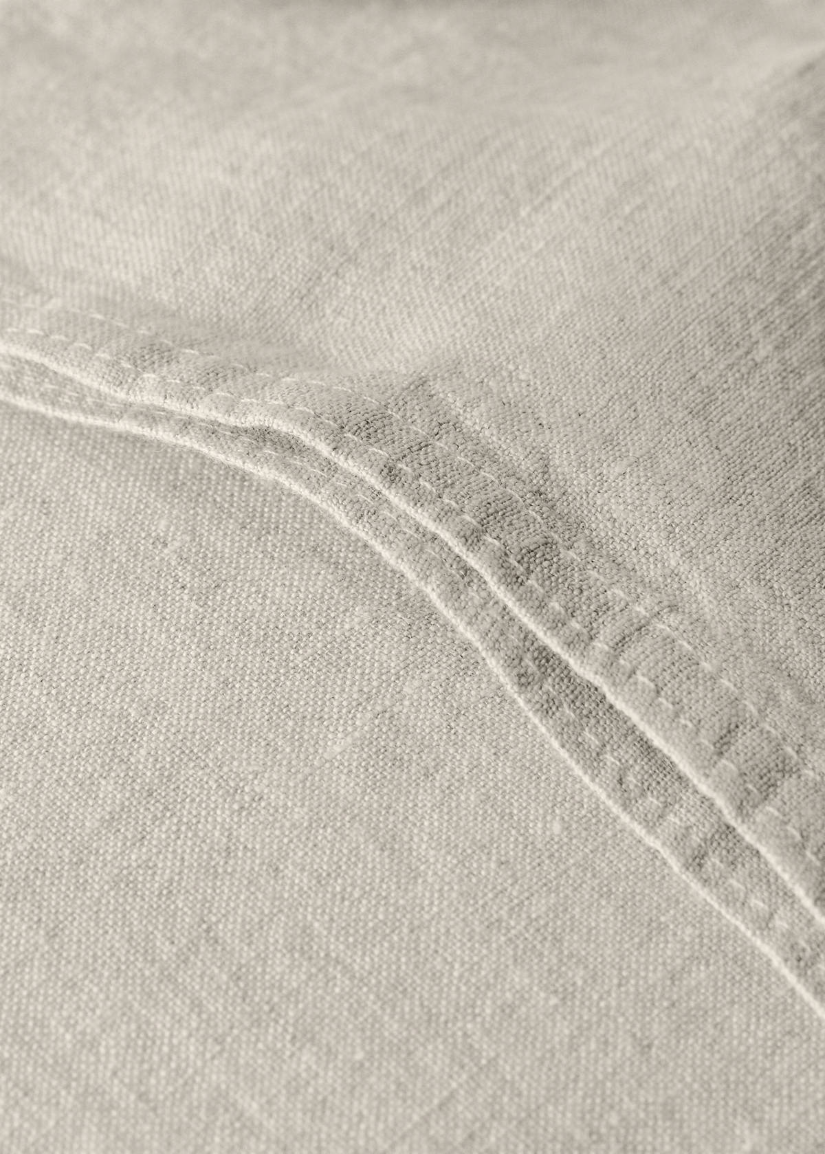 Washed linen pillowcase 45x110 cm — Sand