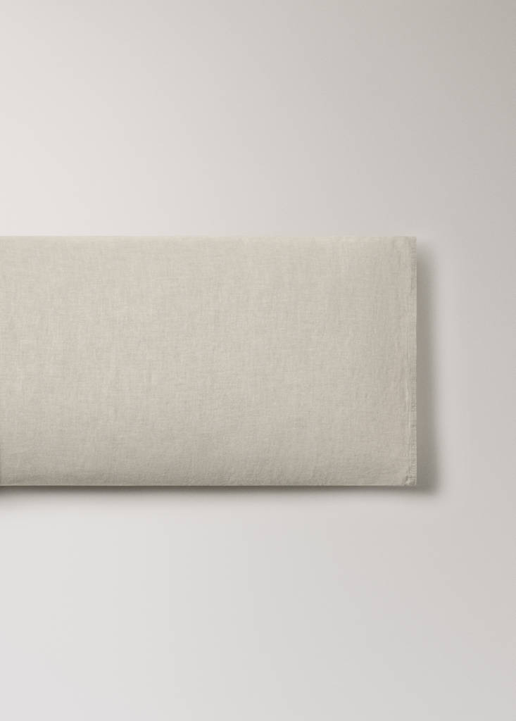 Washed linen pillowcase 45x110 cm — Sand