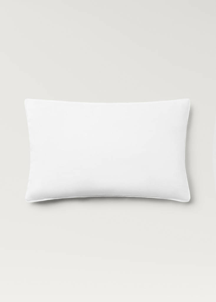 Two washed linen pillowcases 50x75 cm — White