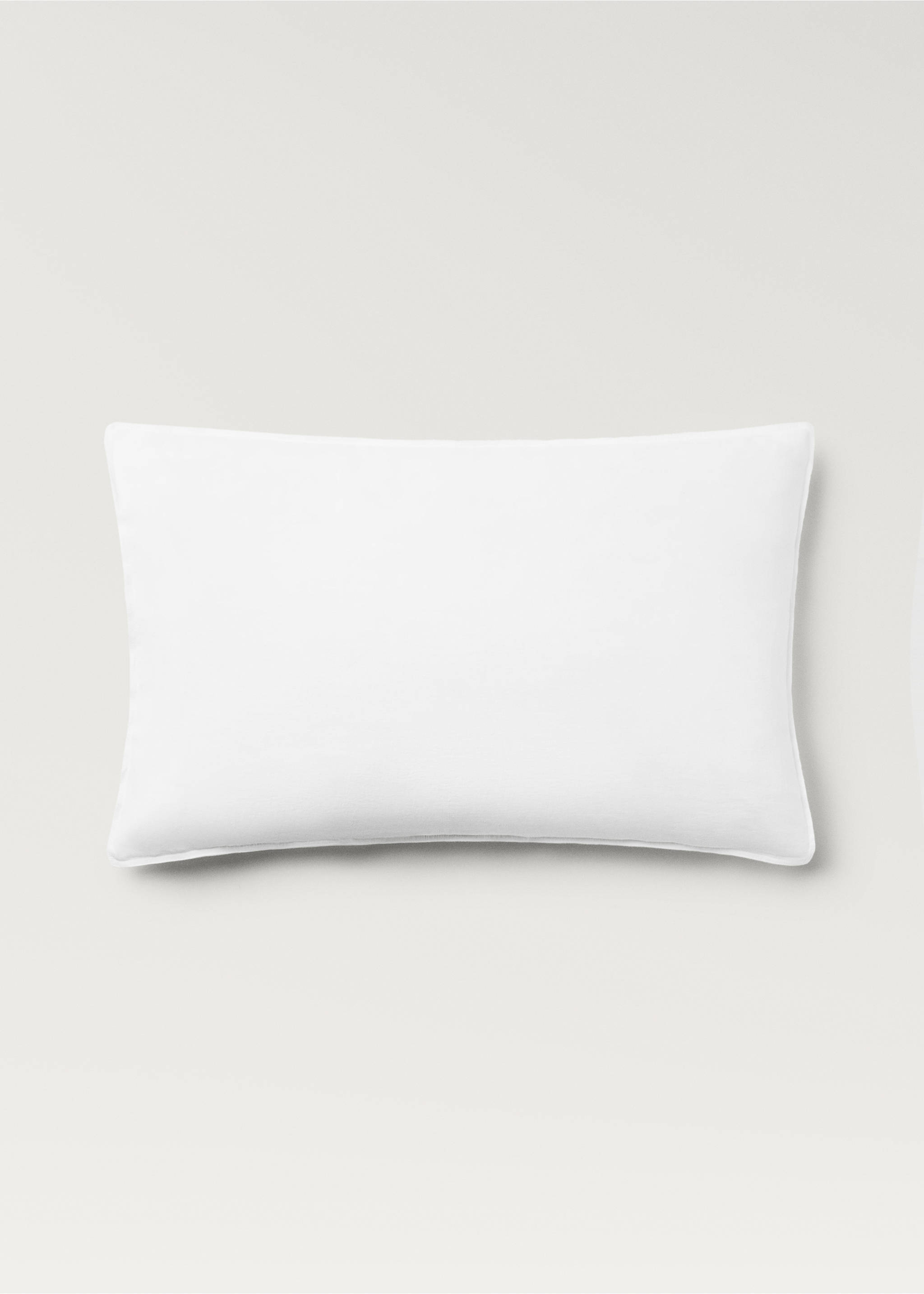 Two washed linen pillowcases 50x75 cm - Article without model, White. Ref: 27022932-00.