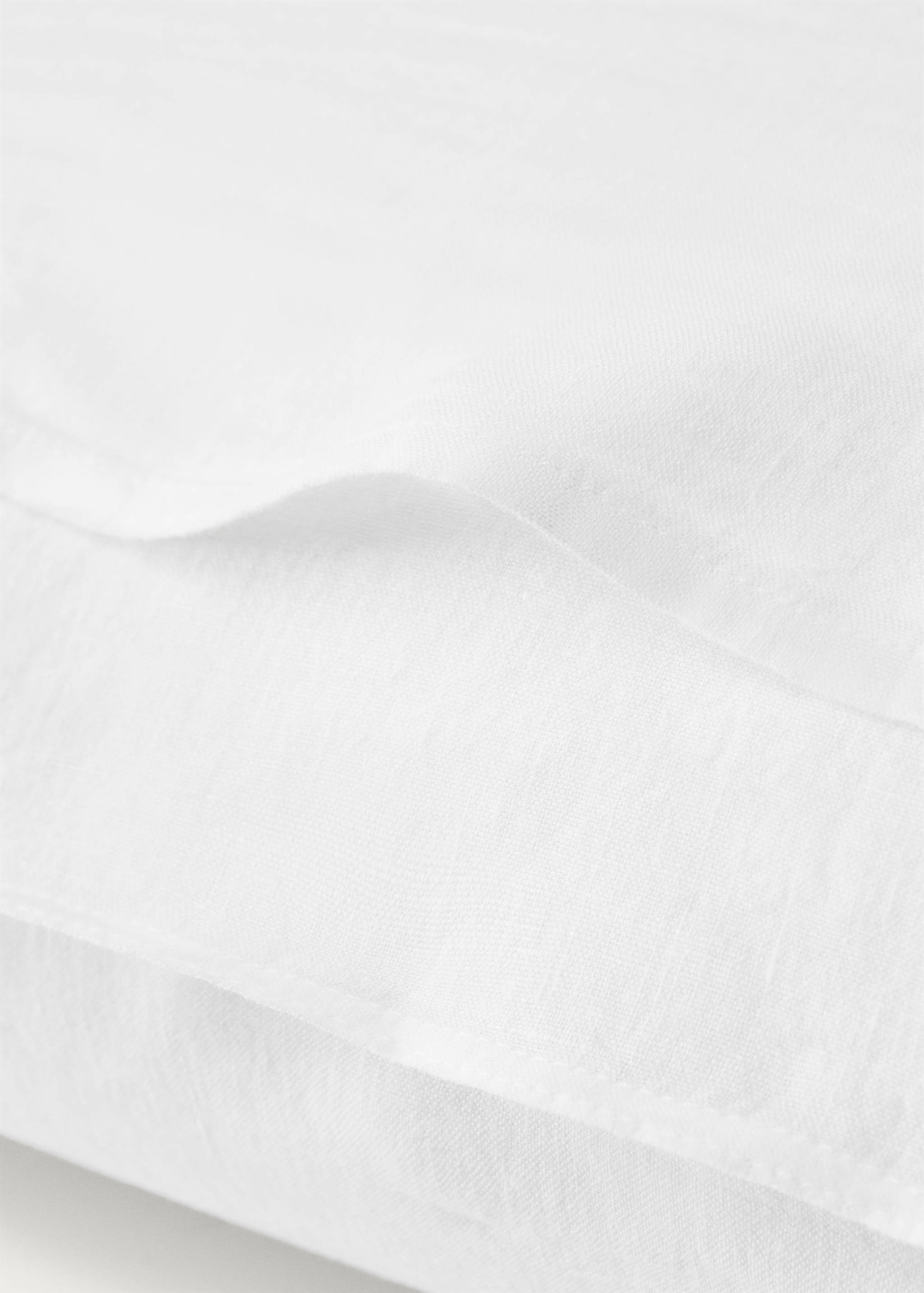 Two washed linen pillowcases 60x60 cm - Details of the article 3