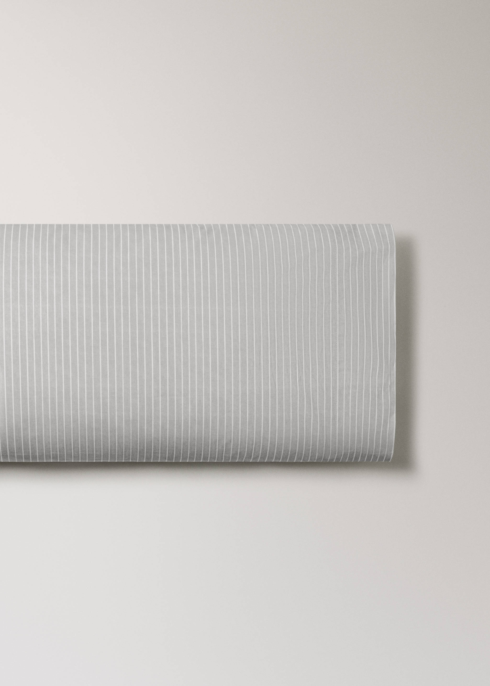 Taie d’oreiller percale de coton rayures 45x110 cm - Article sans modèle