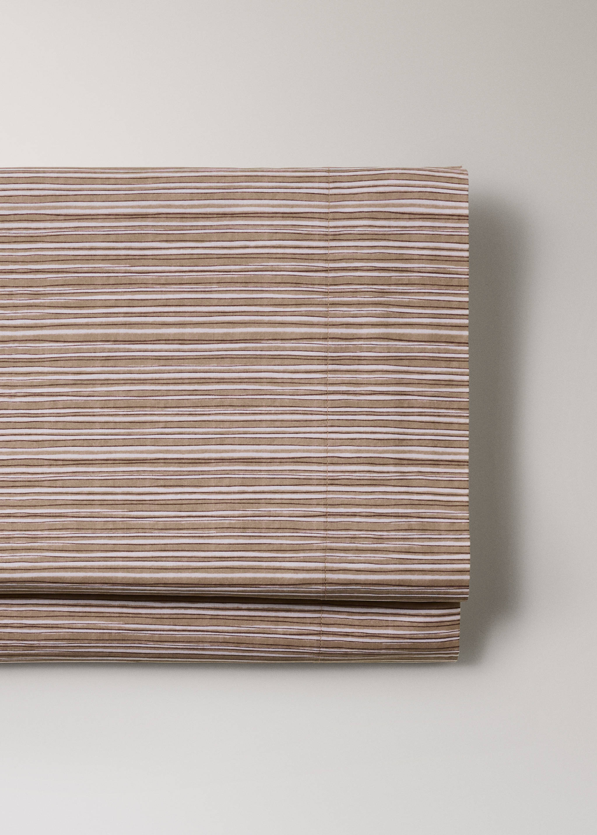 Top sheet with fine stripe pattern 90 cm - Details of the article 2