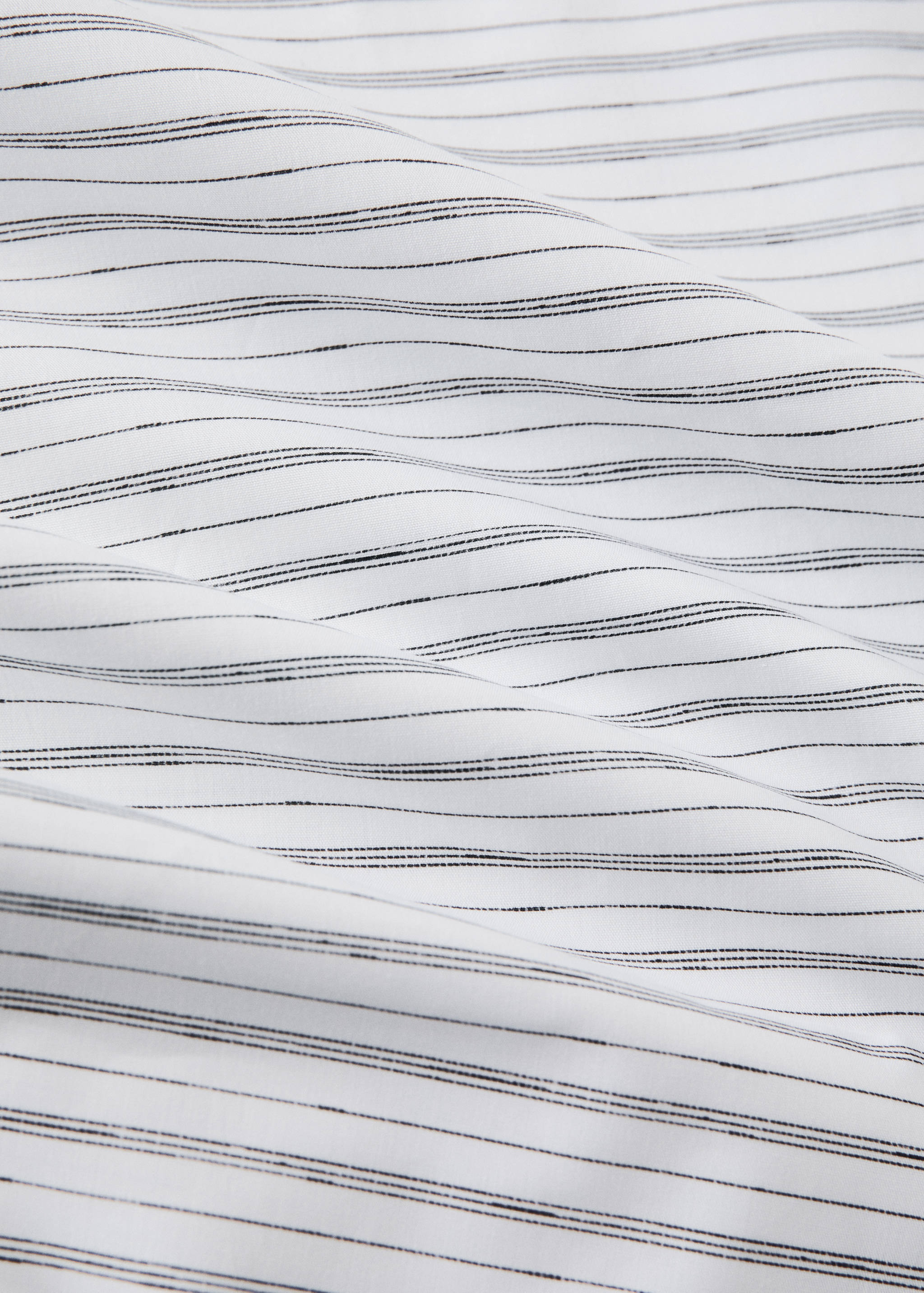 Bettlaken aus Perkal mit Streifen, 135/140 cm Bett - Detail des Artikels 3