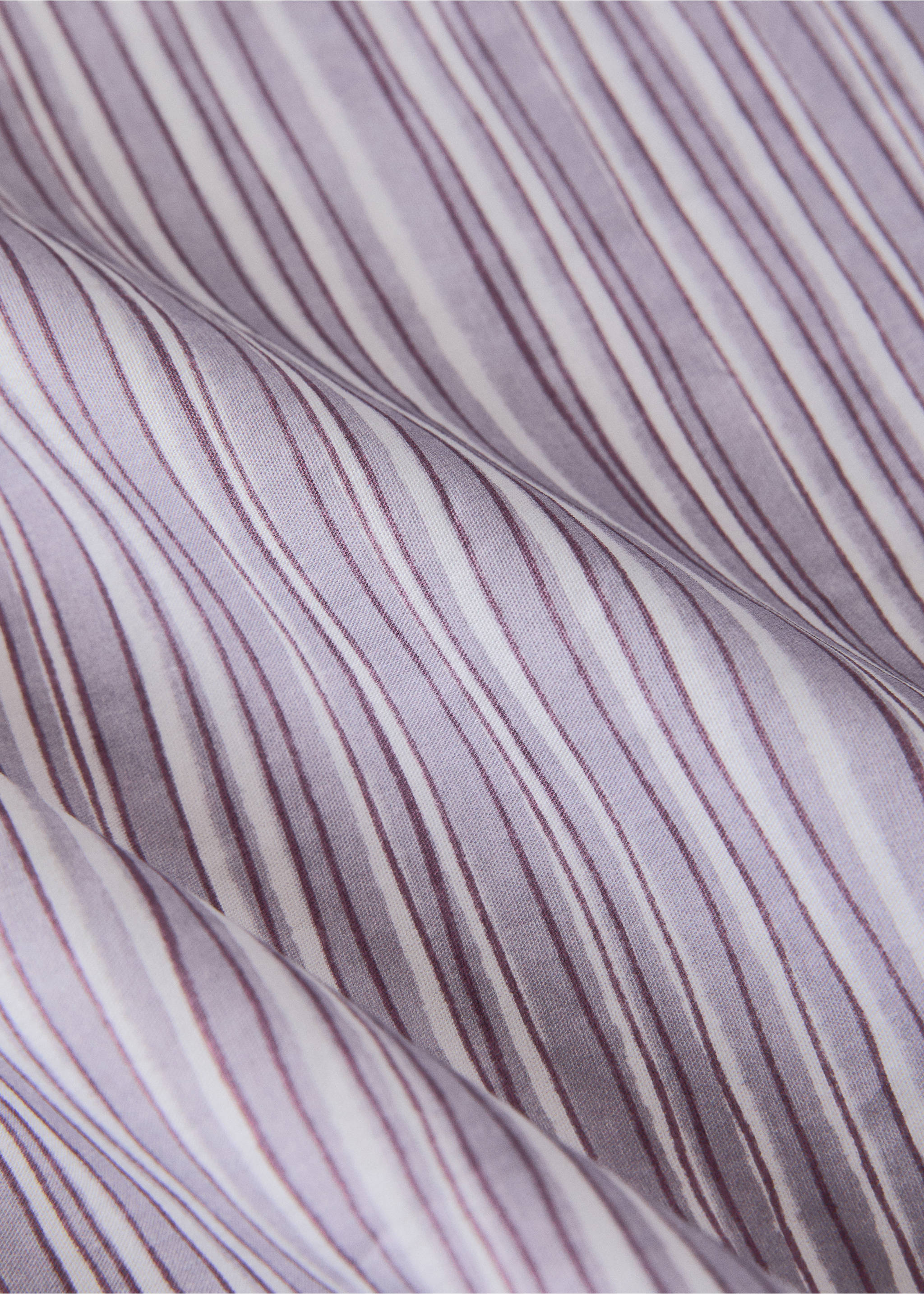 Top sheet with irregular fine stripe pattern 90 cm - Details of the article 3, Light/Pastel Purple. Ref: 27022956-00.