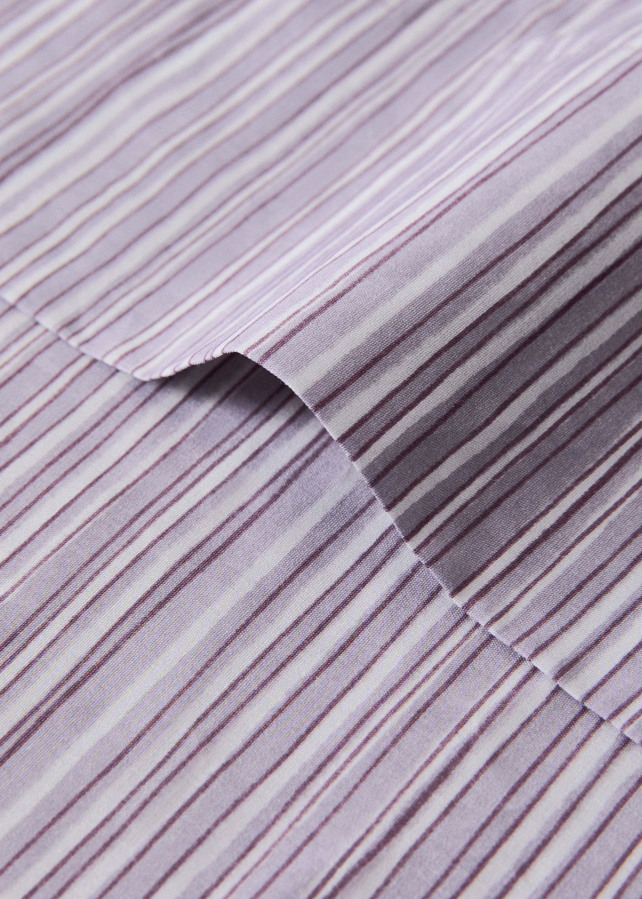 Top sheet with irregular fine stripe pattern 150/160 cm - Details of the article 1