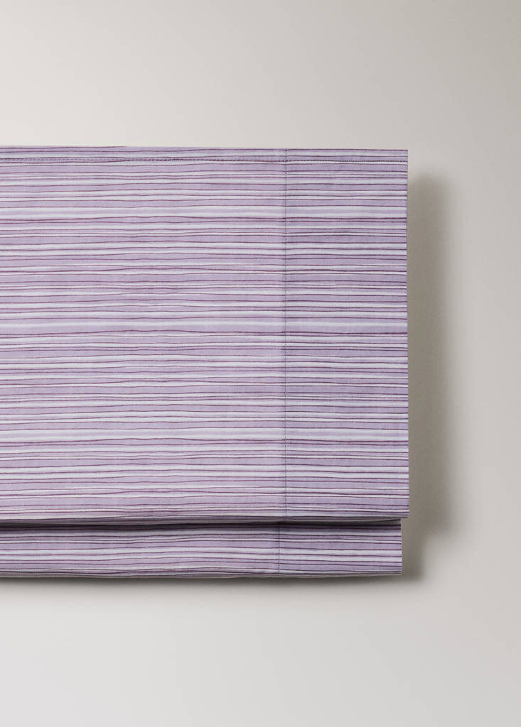 Top sheet with irregular fine stripe pattern 180/200 cm — Light/Pastel Purple