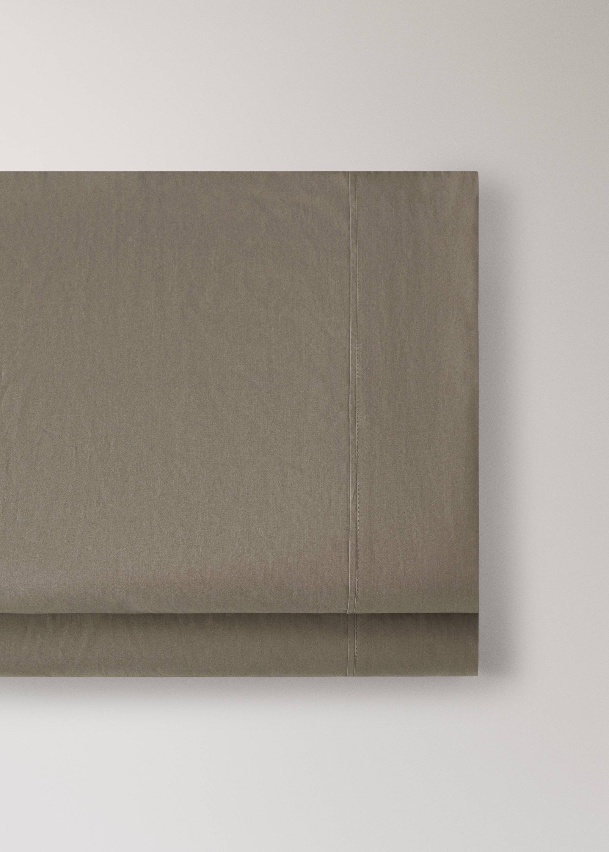 300-thread count percale cotton top sheet for 180/200 cm bed - Details of the article 3