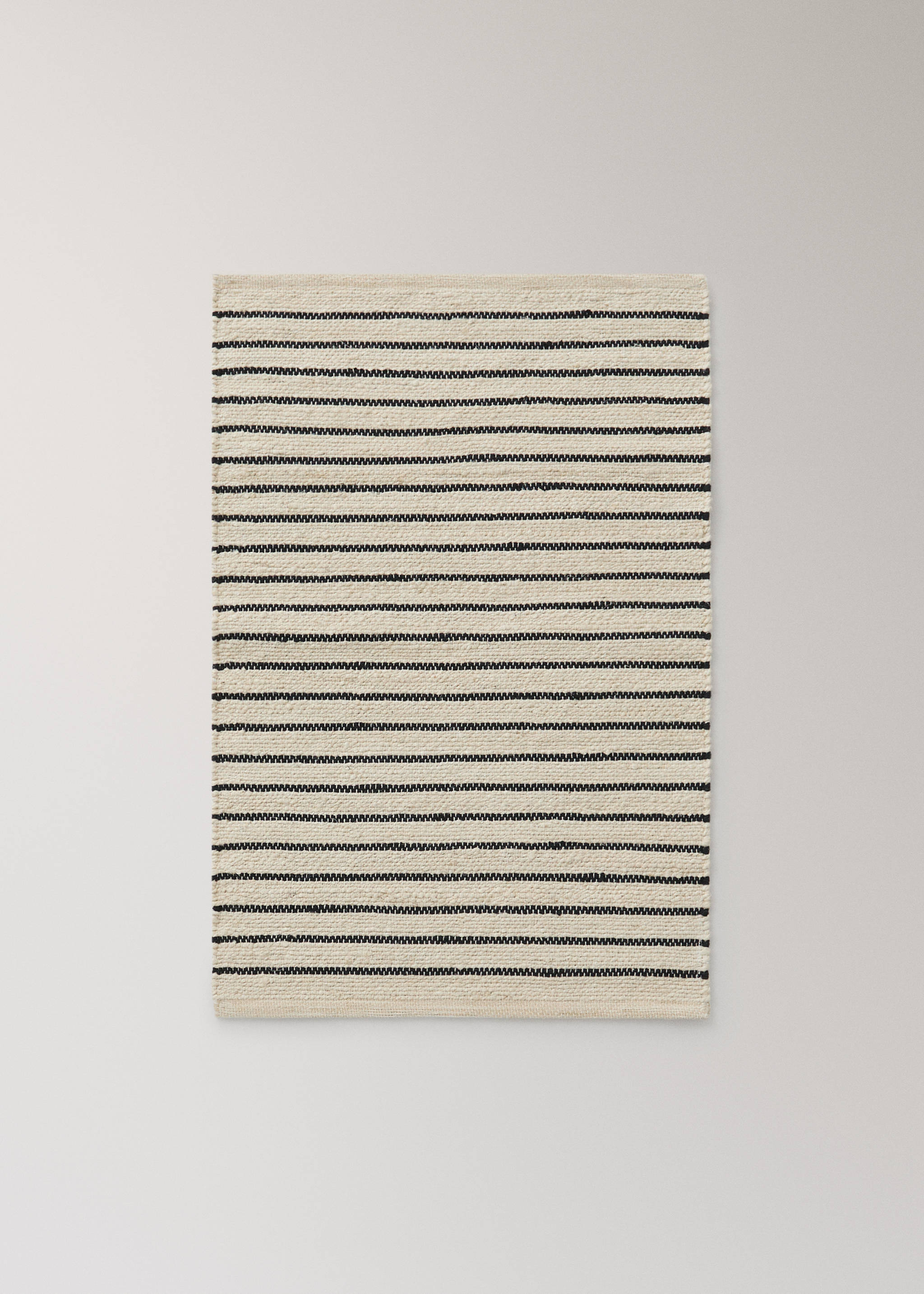 Jute stripe rug - Article without model, Ecru. Ref: 27023275-00.