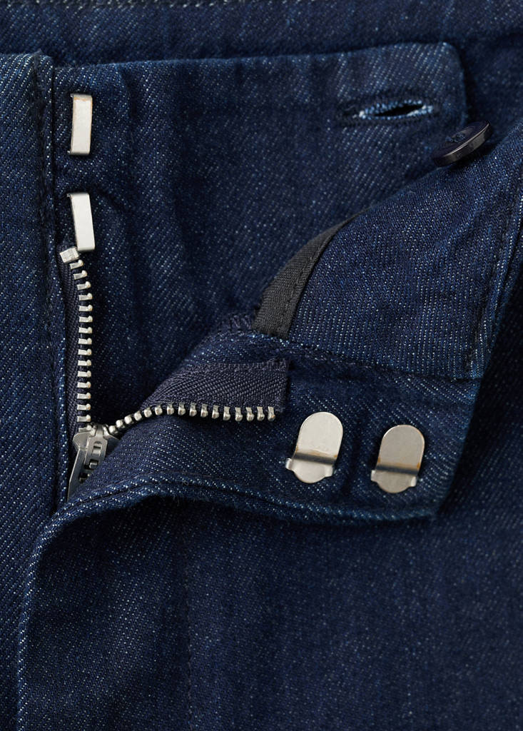 Wide leg mid-rise jeans — Open Blue