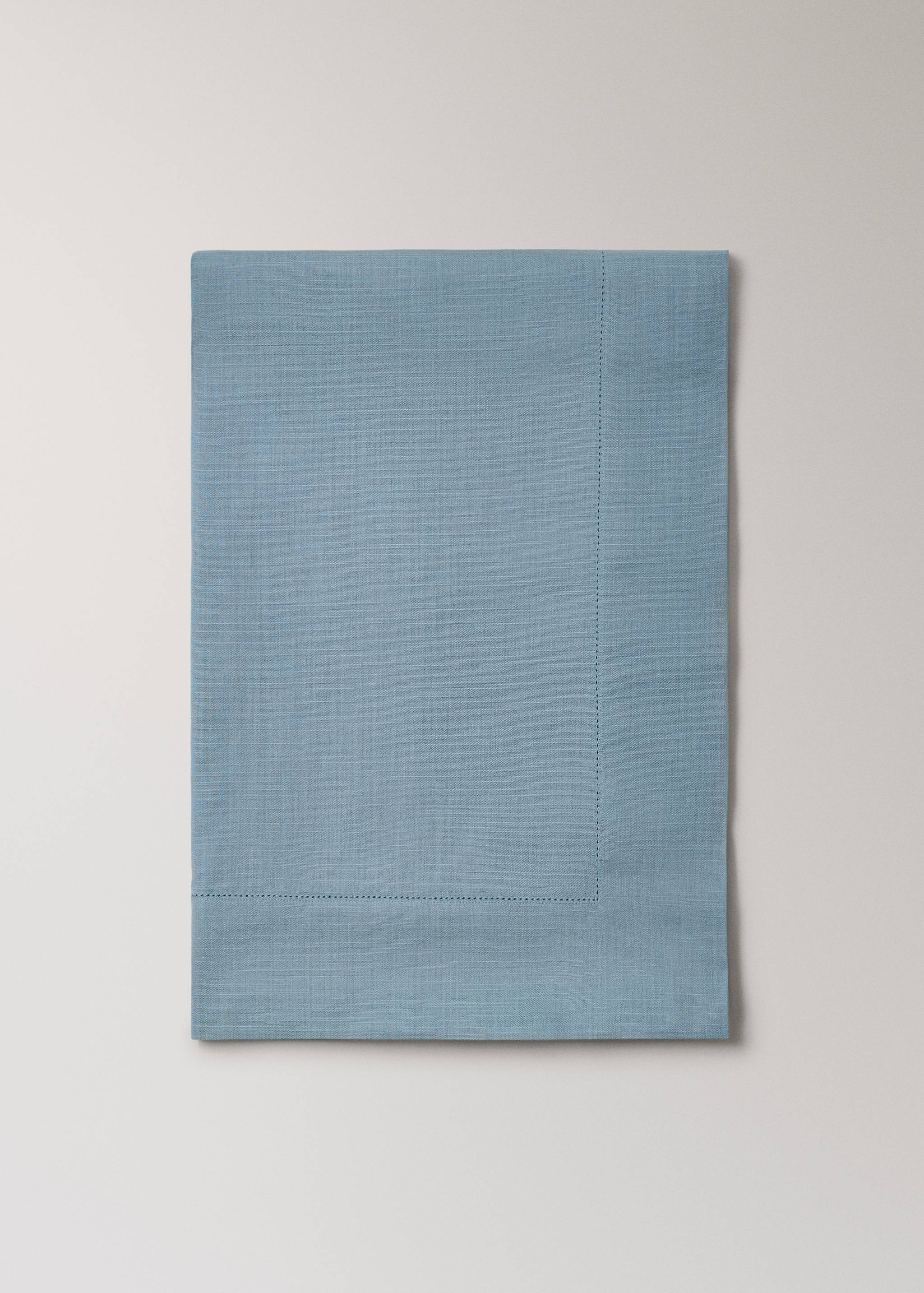 Cotton vanilla tablecloth for 2 to 4 diners - Article without model