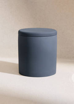 Resin bathroom container — Charcoal 1