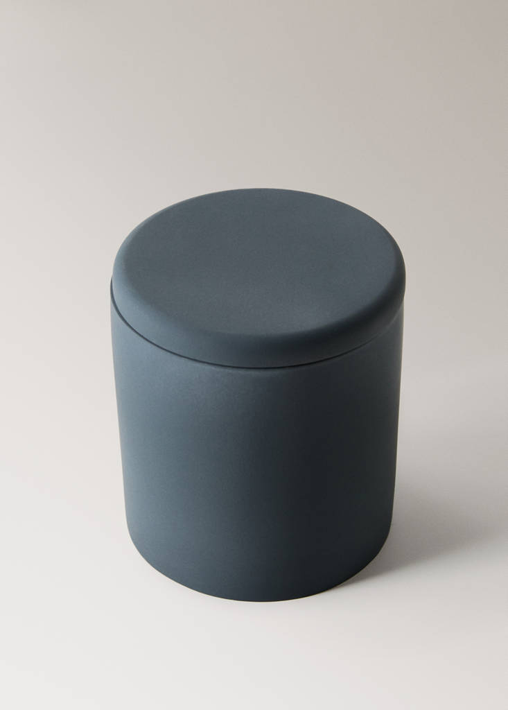 Resin bathroom container — Charcoal