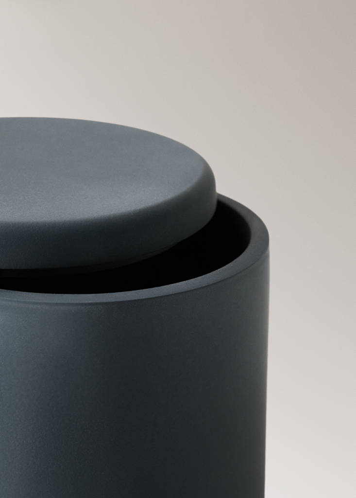 Resin bathroom container — Charcoal