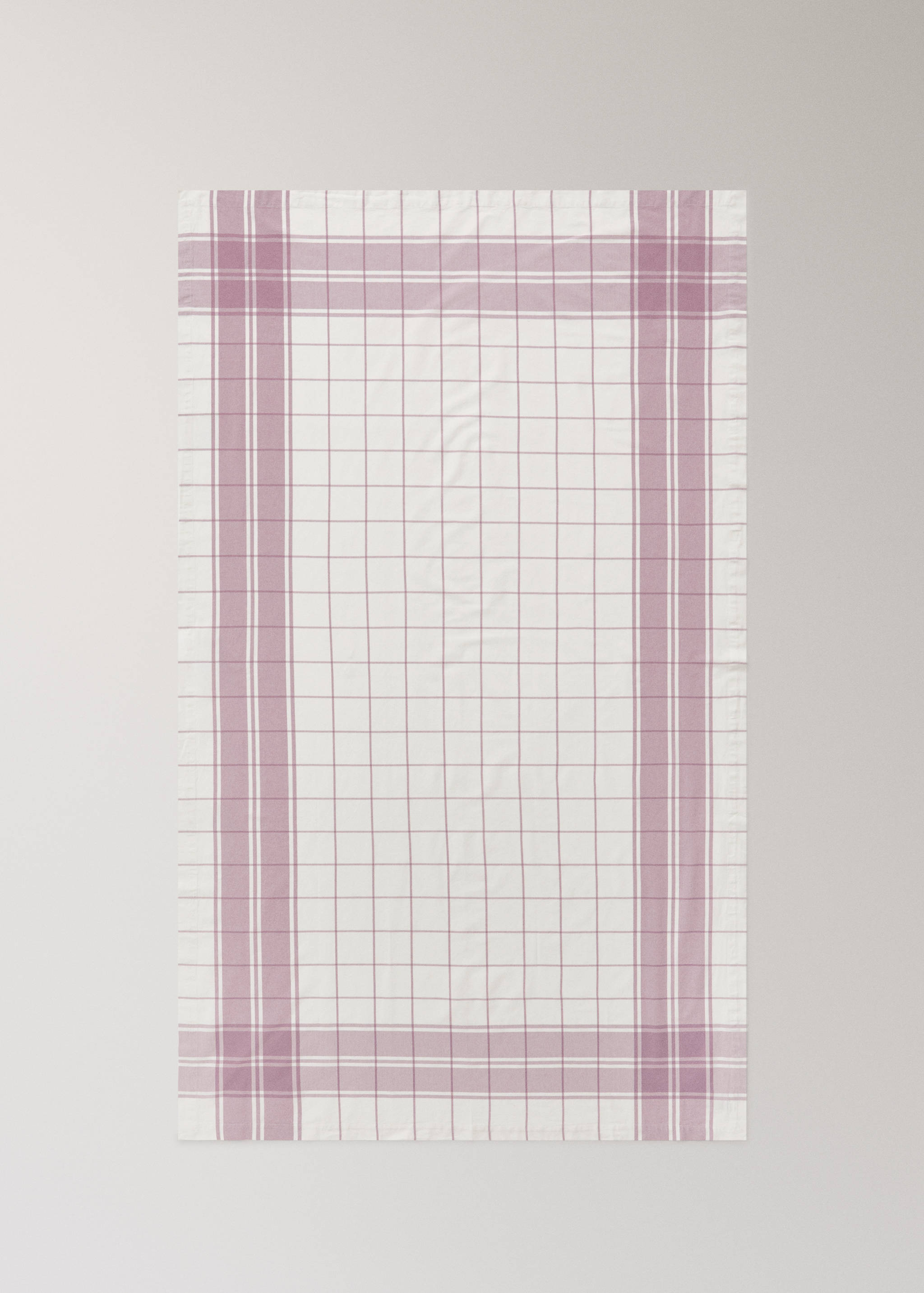 100% cotton tablecloth with contrasting stripes for 8 to 10 guests - Details of the article 4