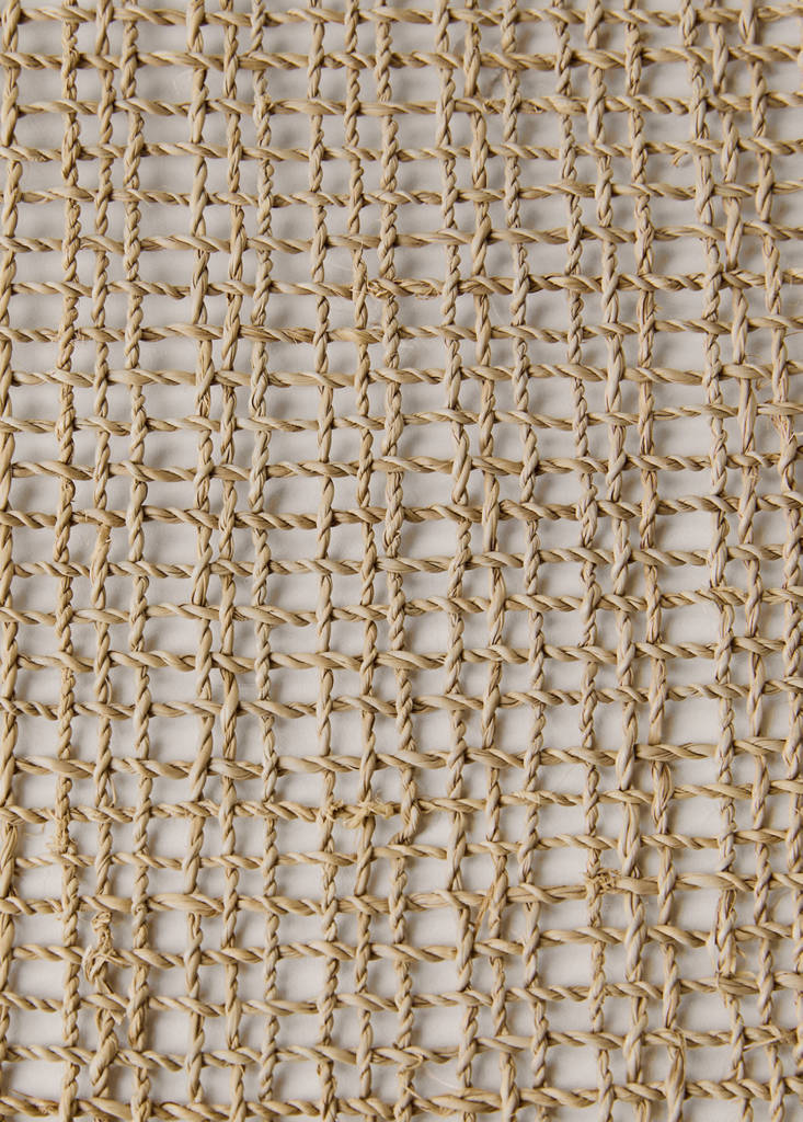 Fringed fibre table mats — Light/Pastel Brown