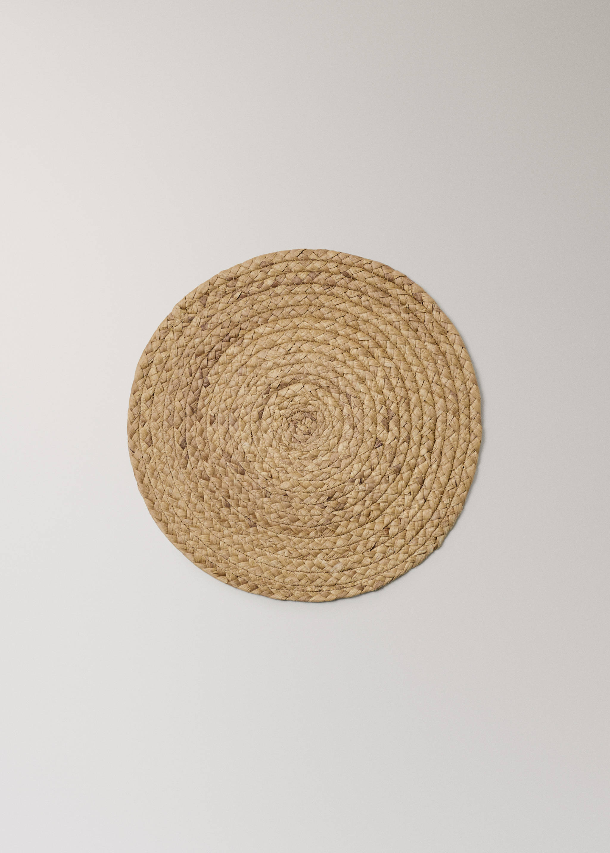 Natural fibre round tablecloth - Article without model