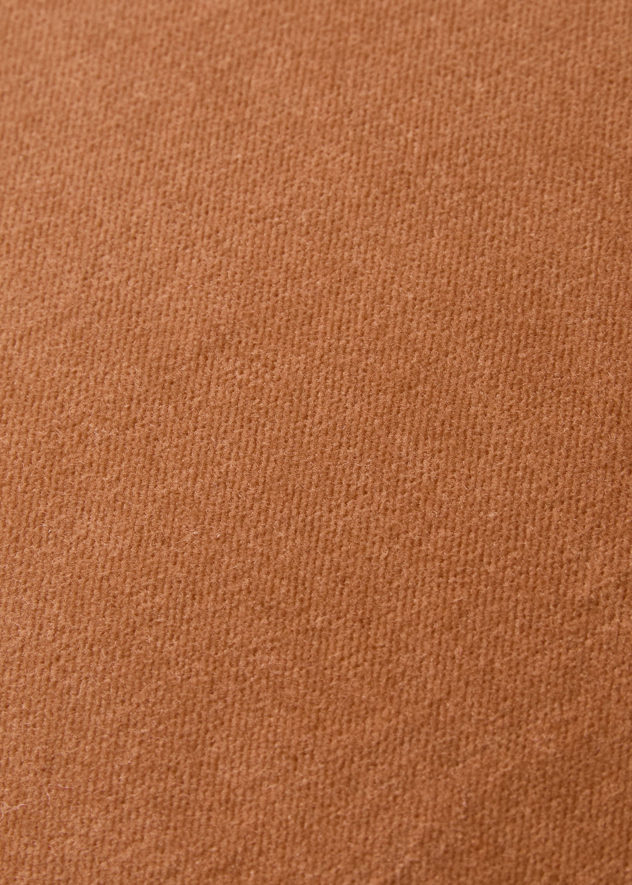 Μαξιλαροθήκη βελούδο με λεπτομέρεια κορδέλα 50x50 εκ - Λεπτομέρεια του προϊόντος 3