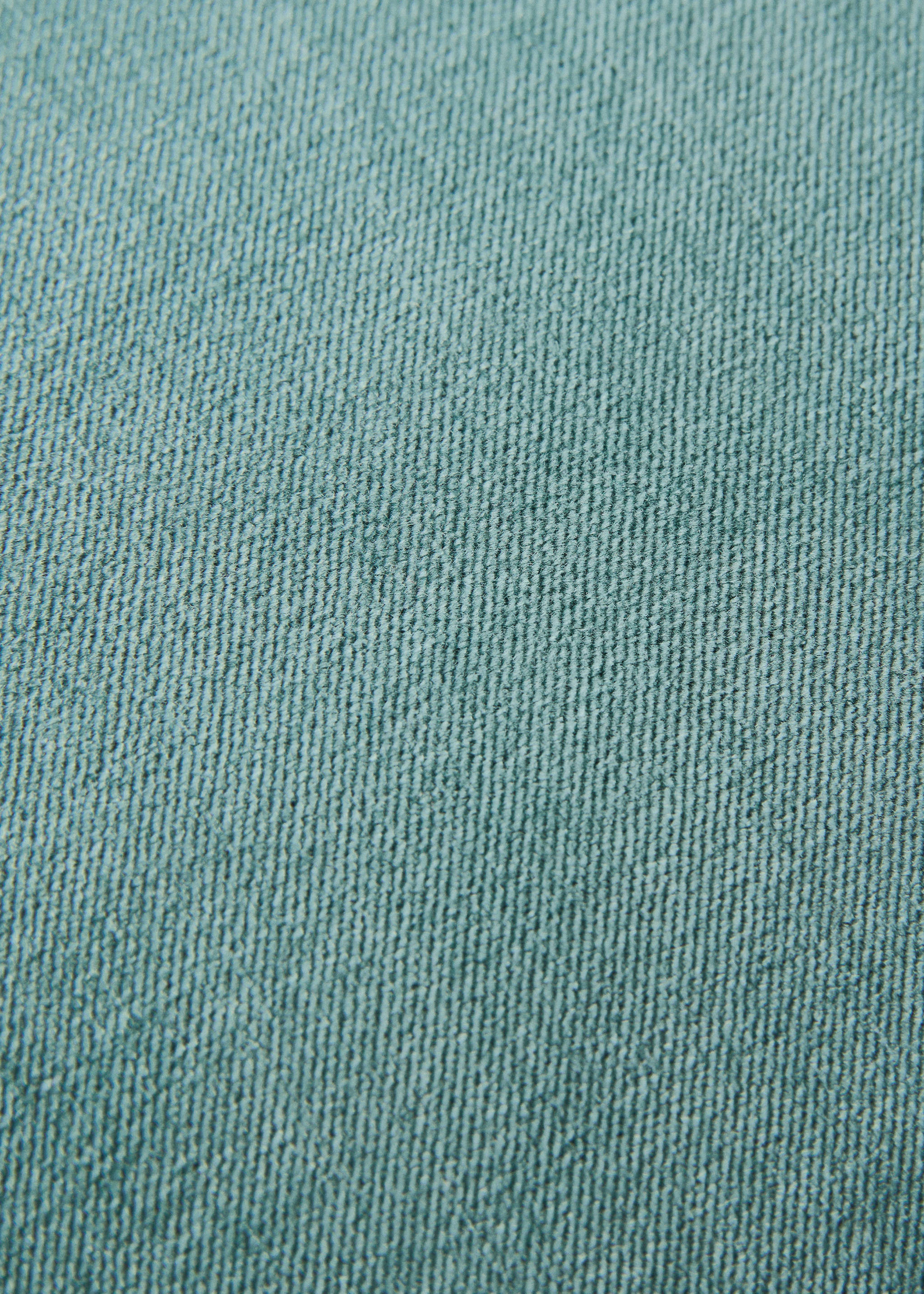 Μαξιλαροθήκη βελούδο με λεπτομέρεια κορδέλα 50x50 εκ - Λεπτομέρεια του προϊόντος 3