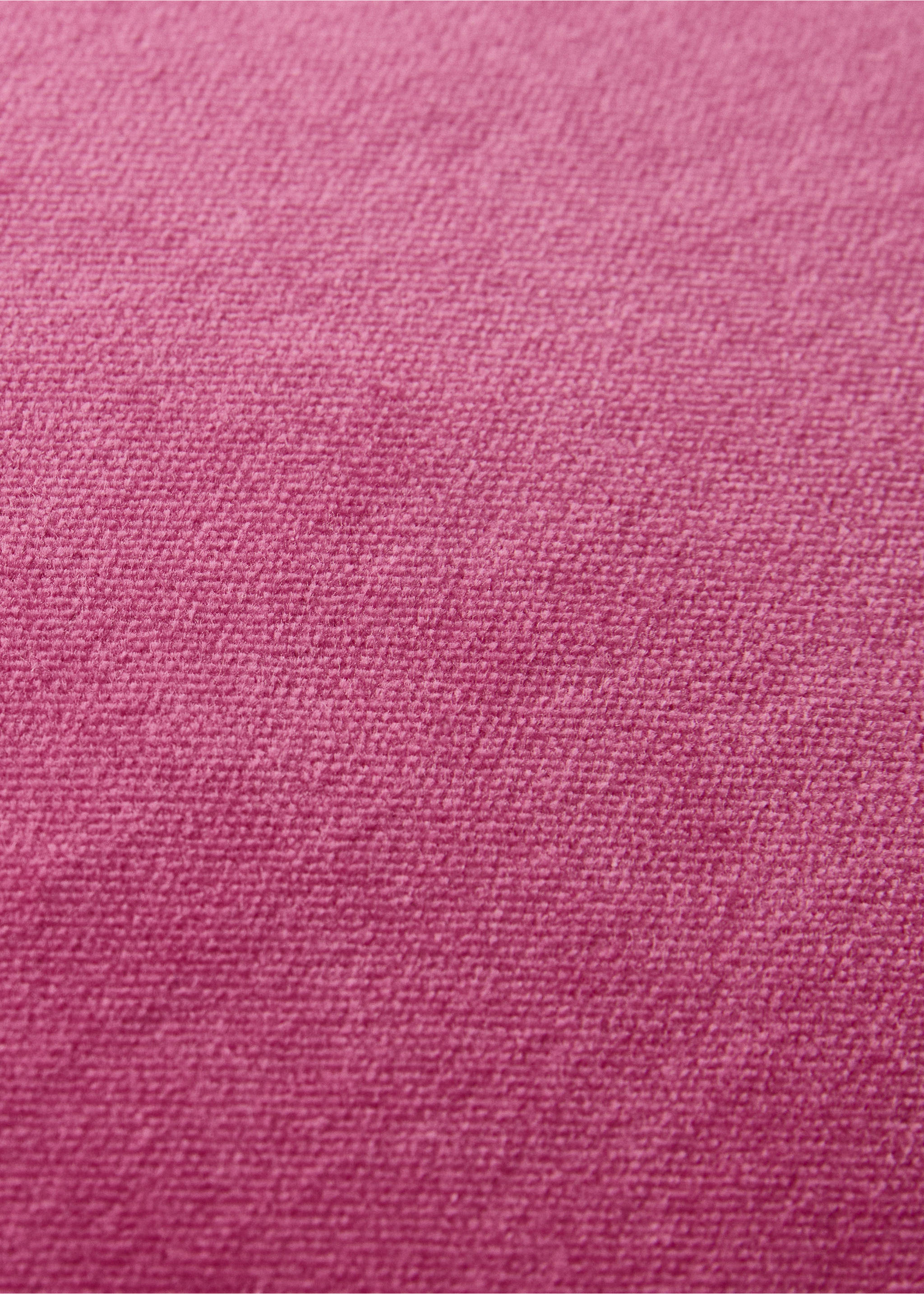 Husă de pernă din catifea cu detaliu de fundă, 50x50 cm - Detaliu al articolului 3, Roz. Ref: 27023307-00.